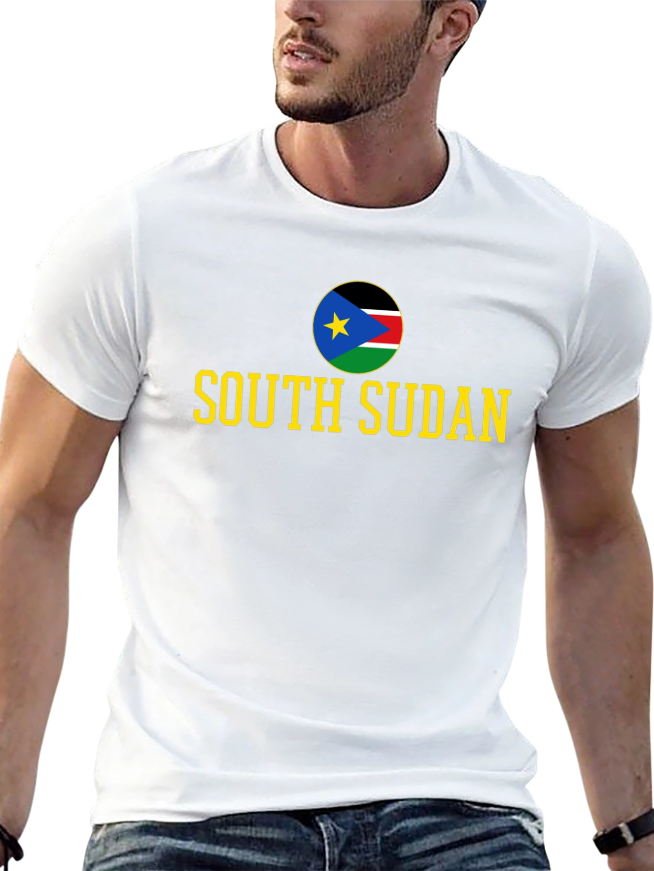 South Sudan Flag Graphic T-Shirt