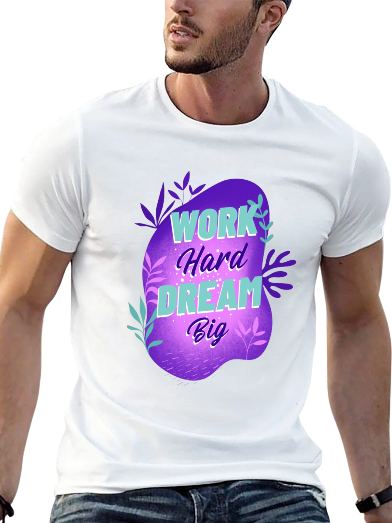 Work Hard Dream Big Graphic T-Shirt