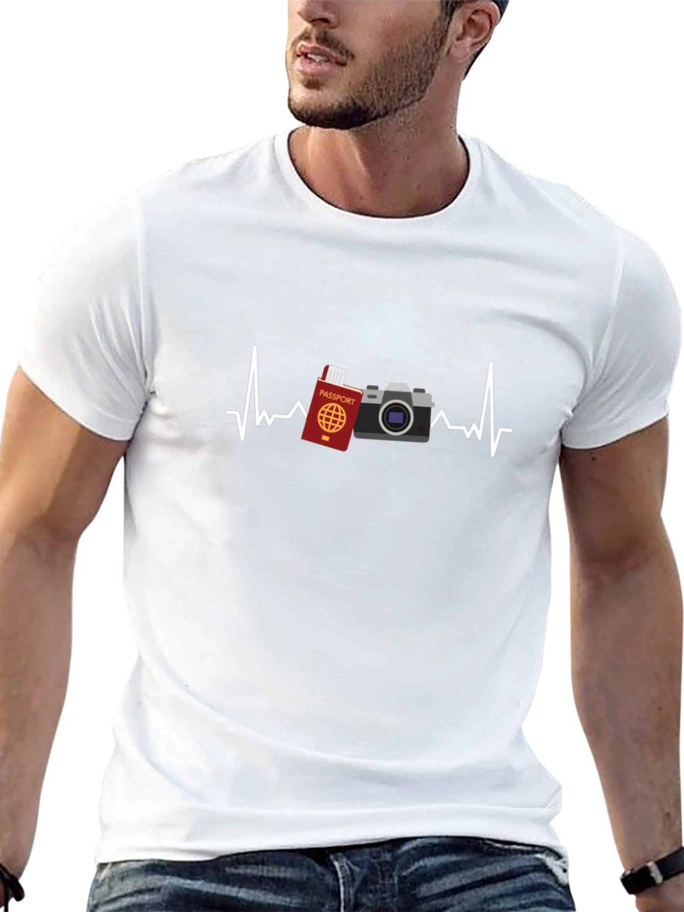 Travel Lovers Heartbeat T-Shirt