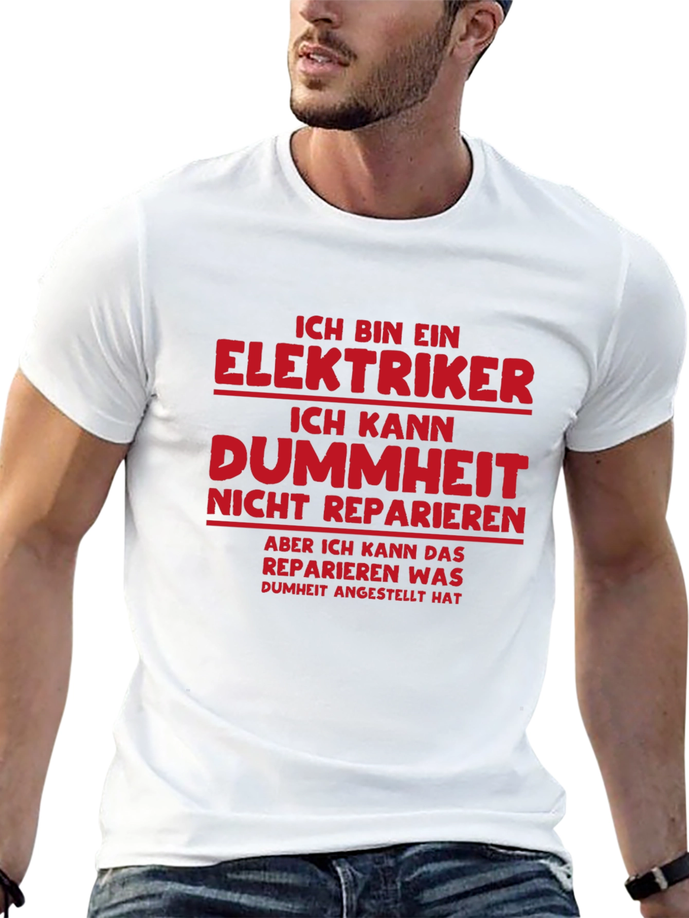 Electrician Humor T-Shirt - I Can Fix Stupidity