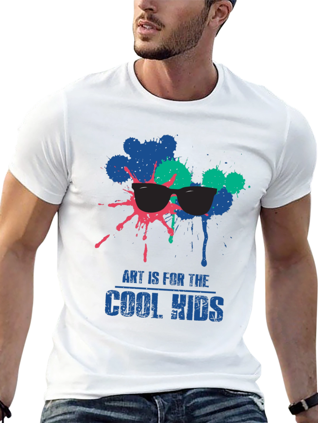 Art is for the Cool Kids Black T-Shirt
