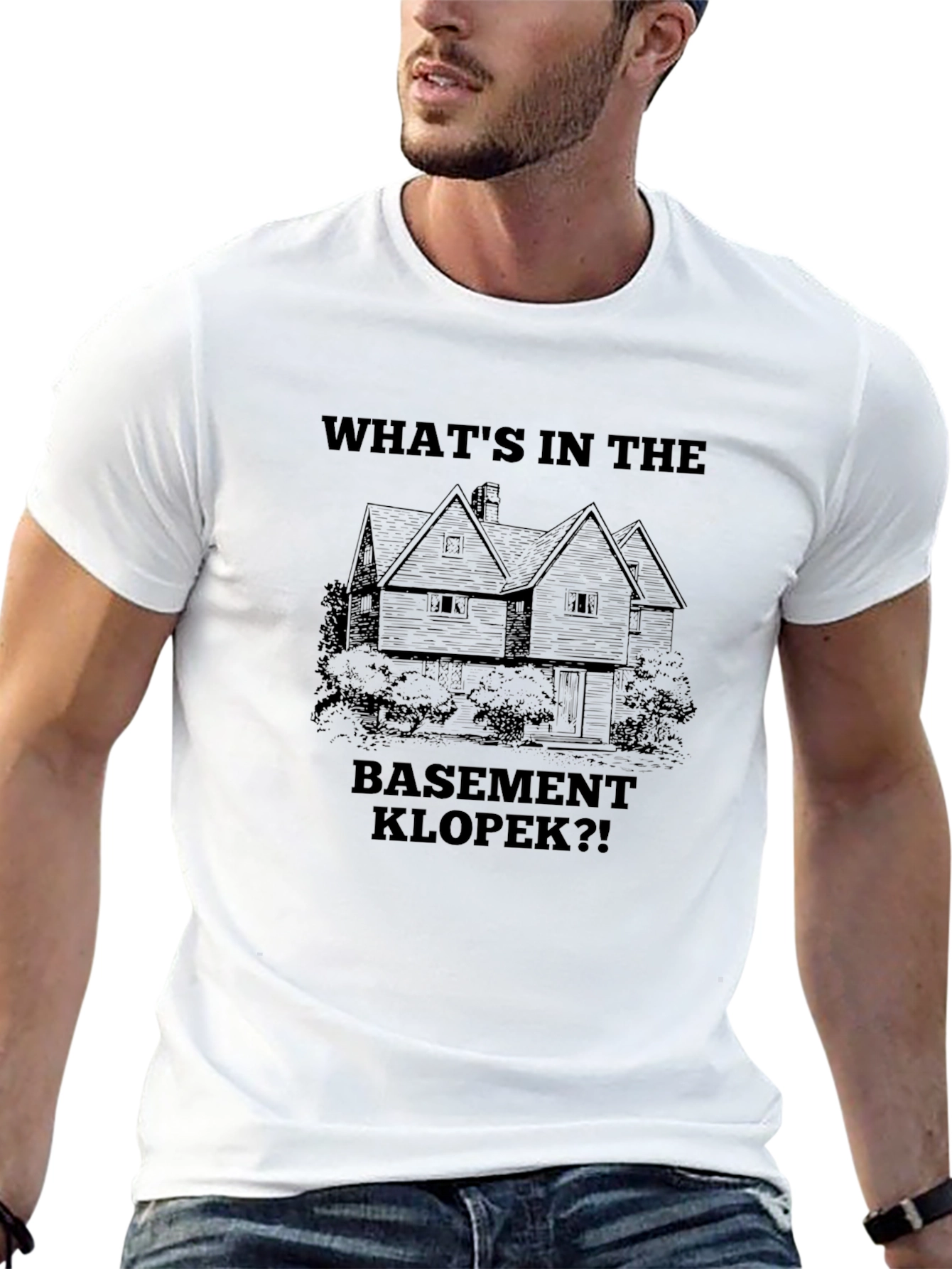 Whats In The Basement Klopok?! T-Shirt