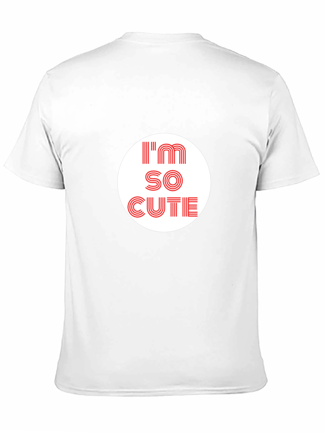 Im So Cute Graphic Tee - Black