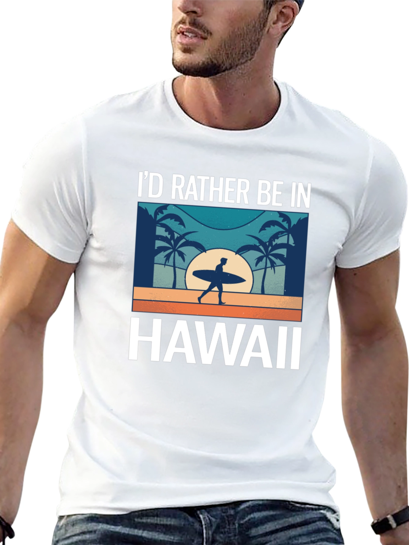 Id Rather Be in Hawaii T-Shirt