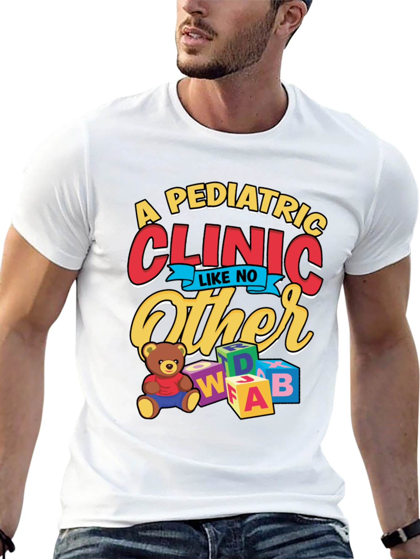 Pediatric Clinic T-Shirt - Fun & Playful Design