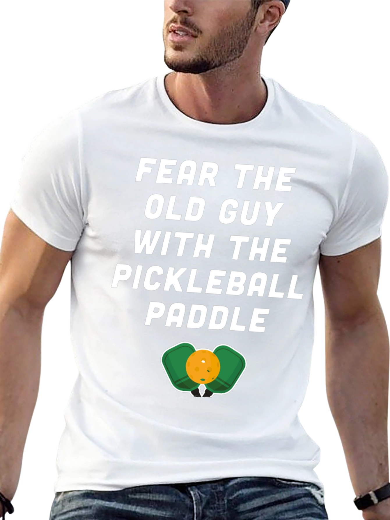 Fear The Old Guy Pickleball T-Shirt