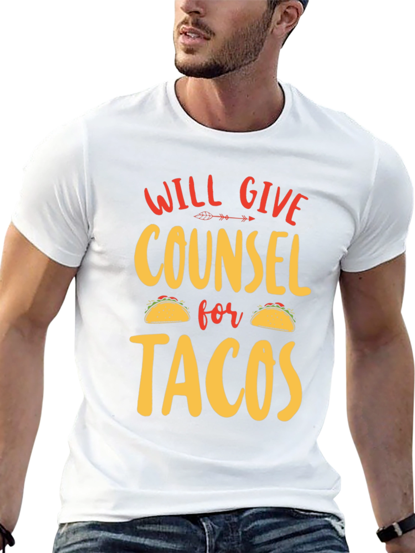 Will Give Counsel For Tacos Graphic Tee
