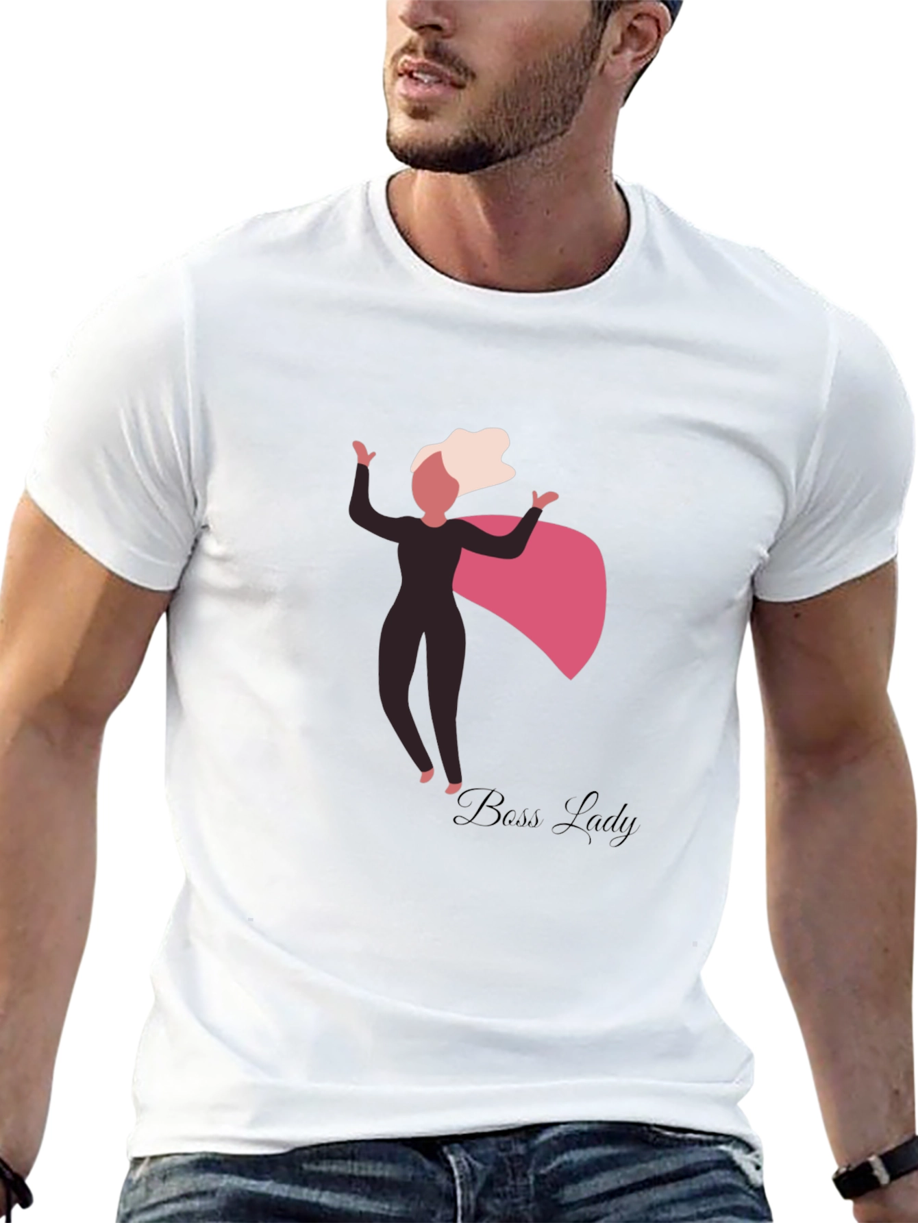 Boss Lady Graphic Print T-Shirt