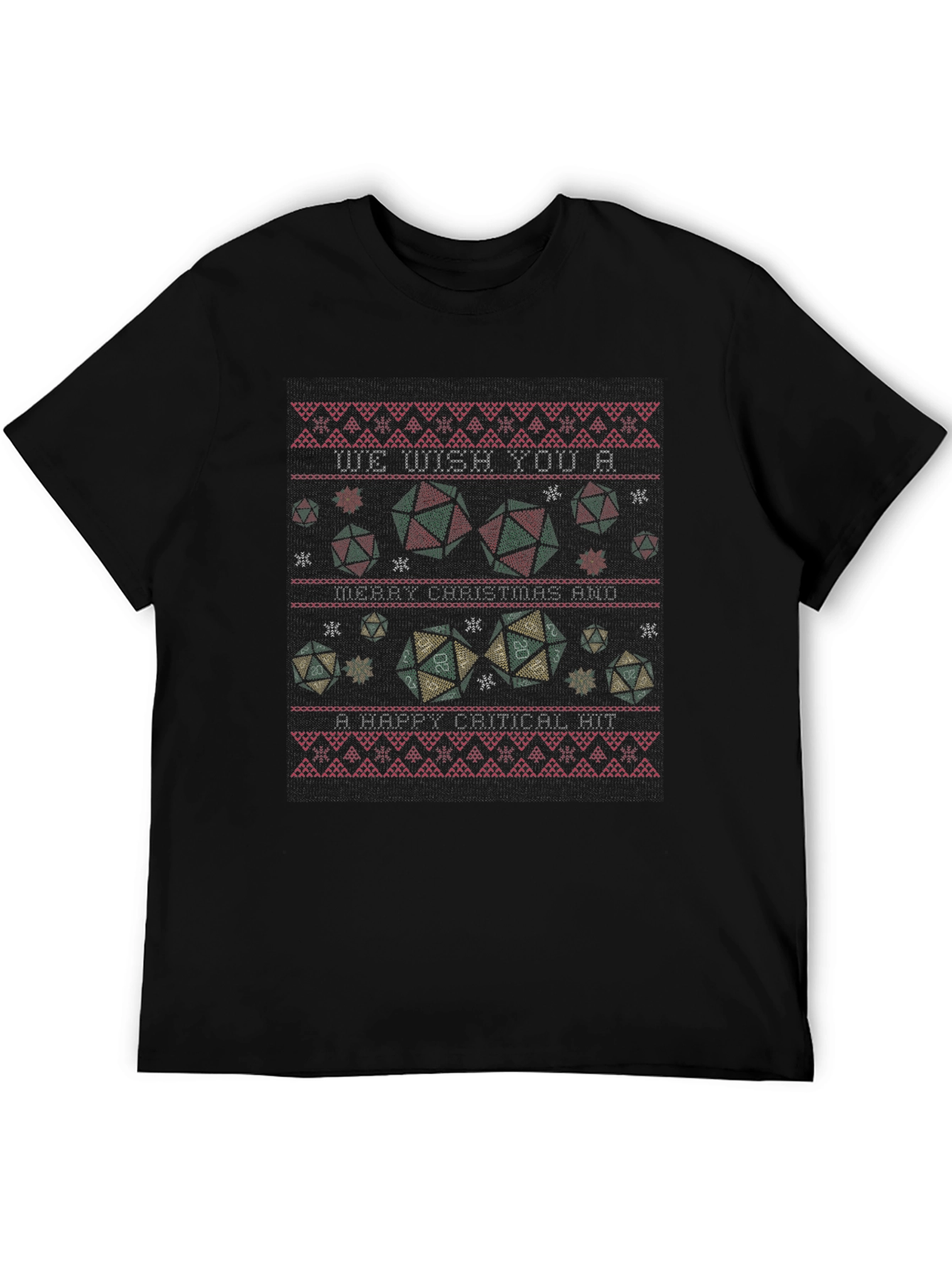 Dungeons and Dragons Christmas T-Shirt