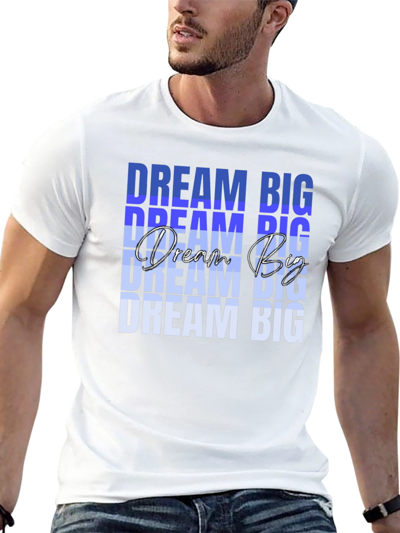 Dream Big Graphic Tee - Stylish Mens T-Shirt