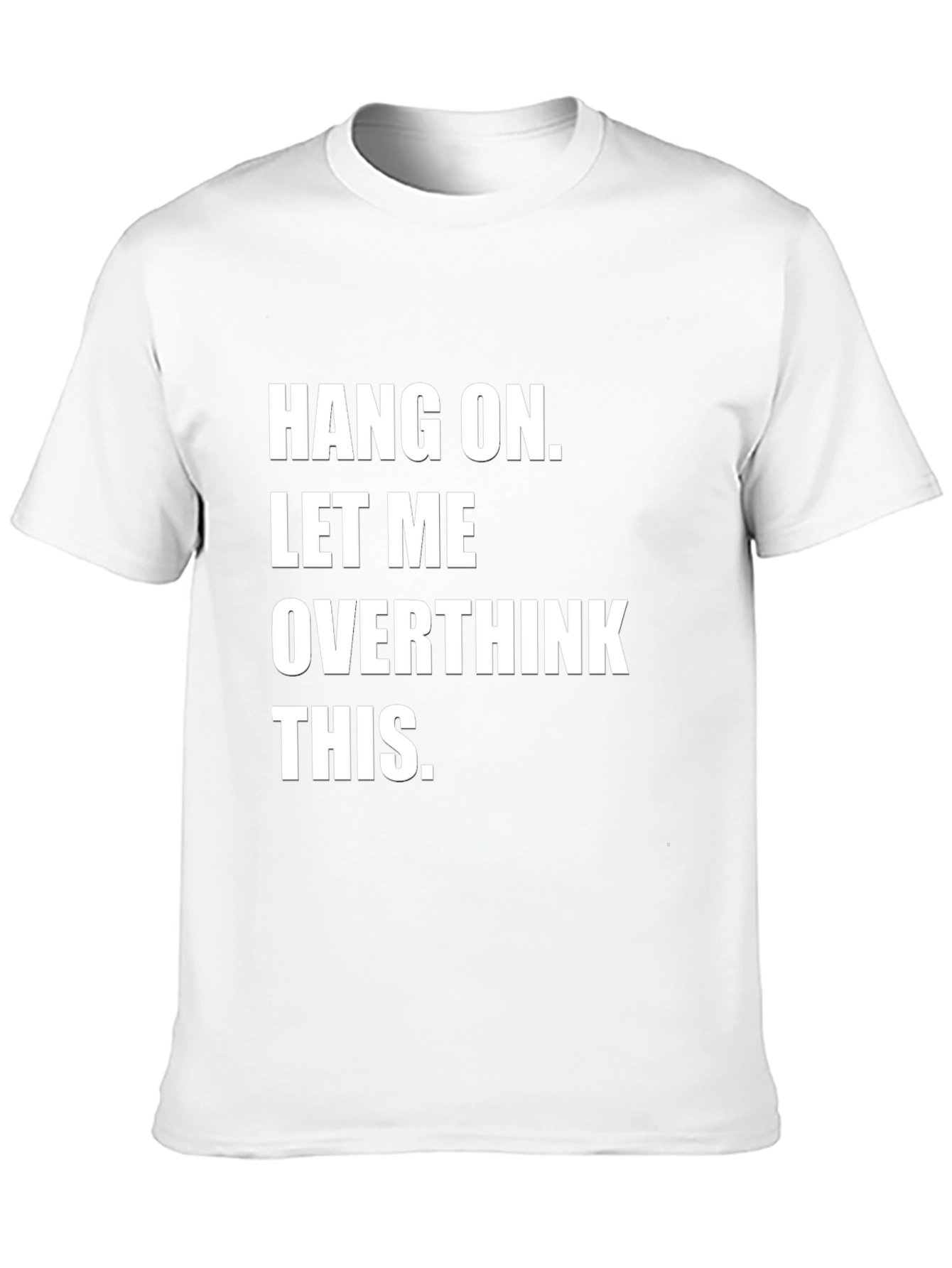 Overthink This Graphic Tee - Black