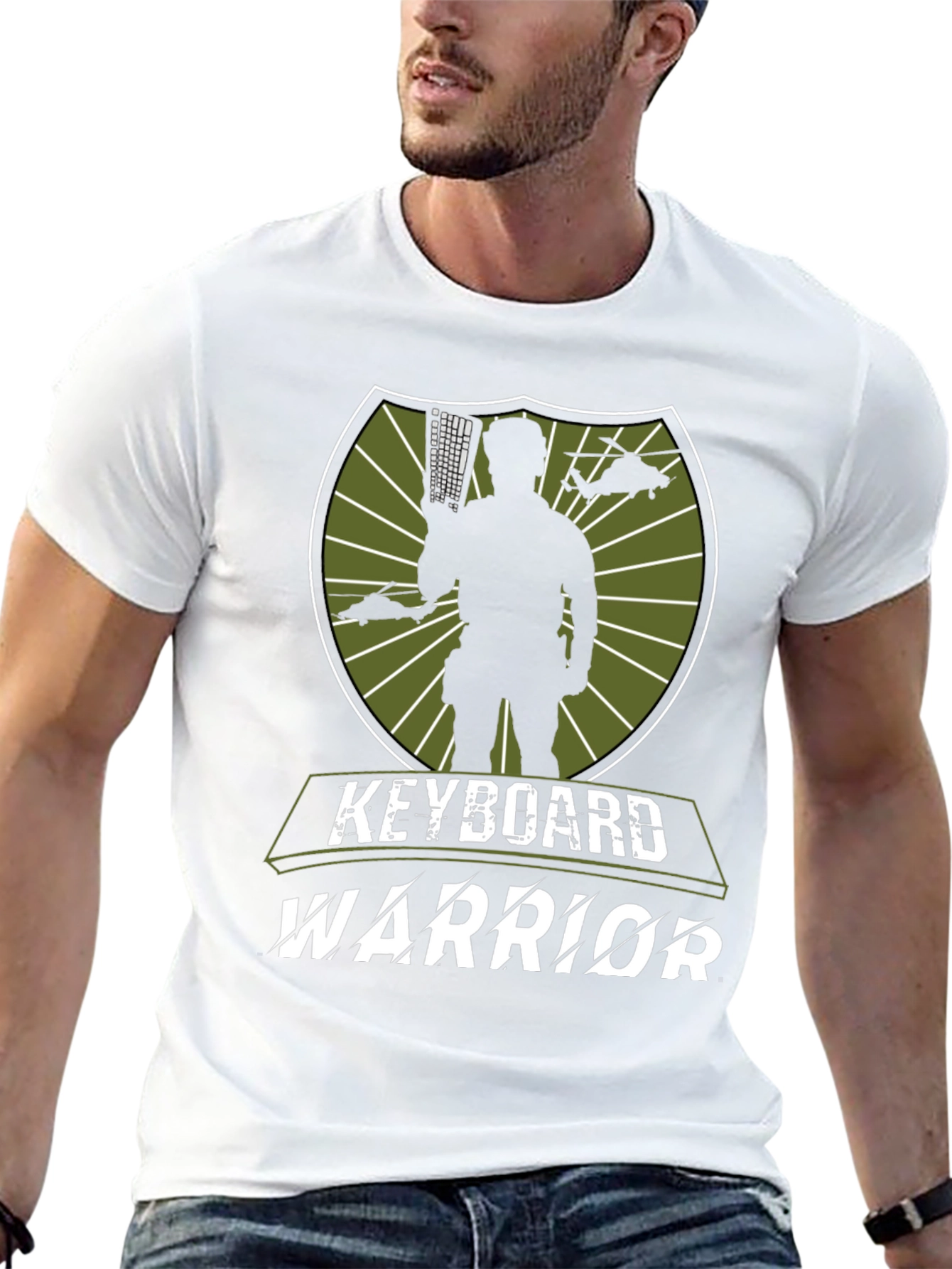 Keyboard Warrior T-Shirt: Gaming & Coding Apparel