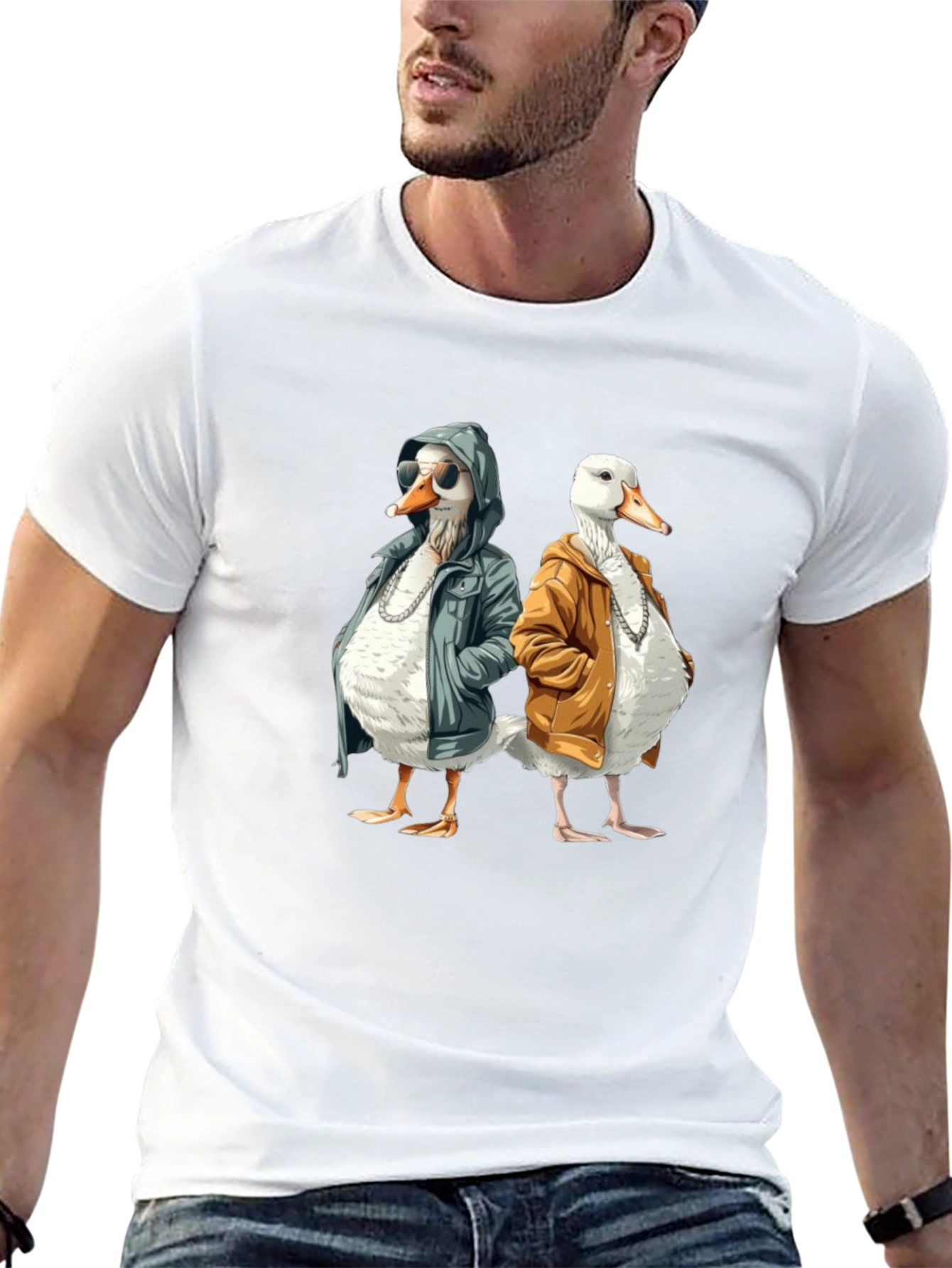 Duck Bros Graphic Tee - Cool Animal T-Shirt