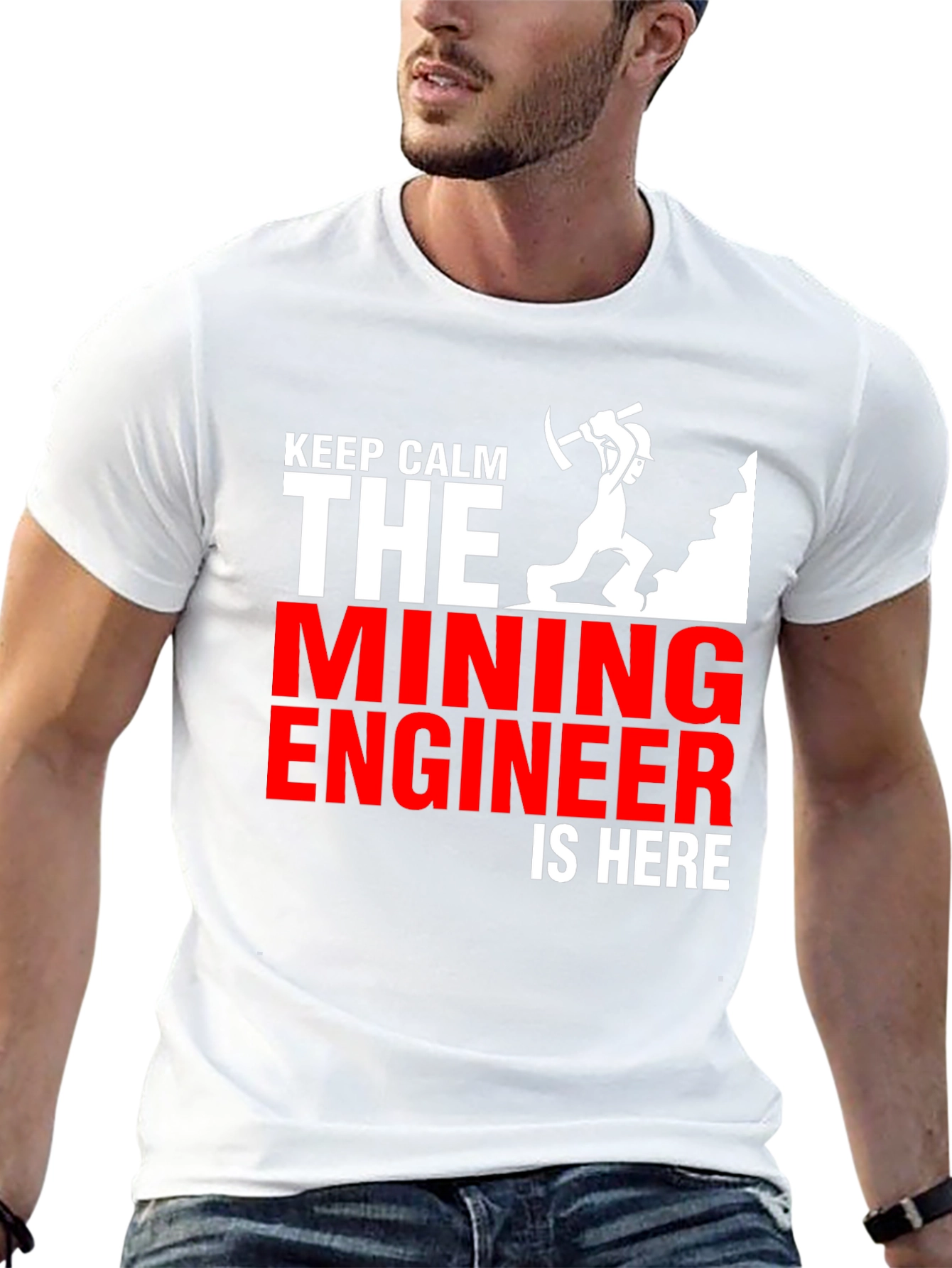 Mining Engineer T-Shirt - Keep Calm Design