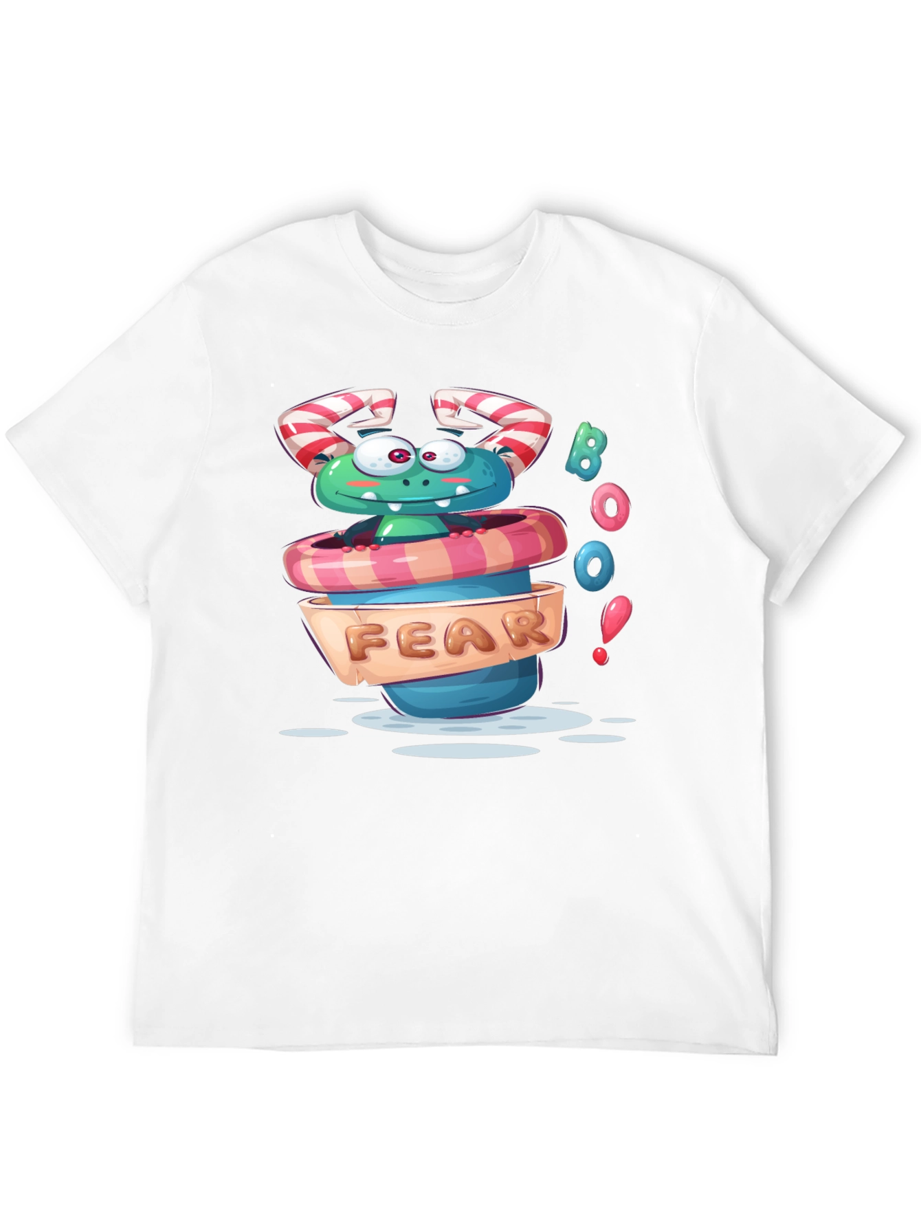 Boo Fear Monster Graphic T-Shirt