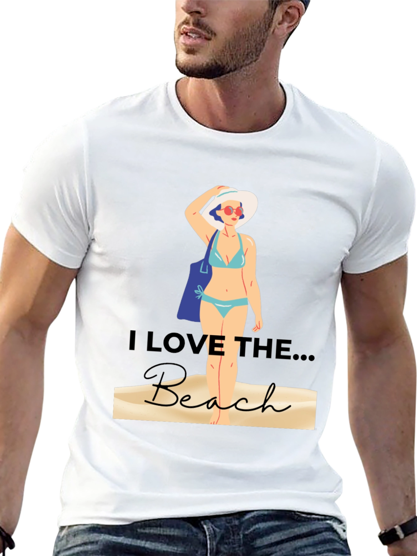I Love The Beach T-Shirt