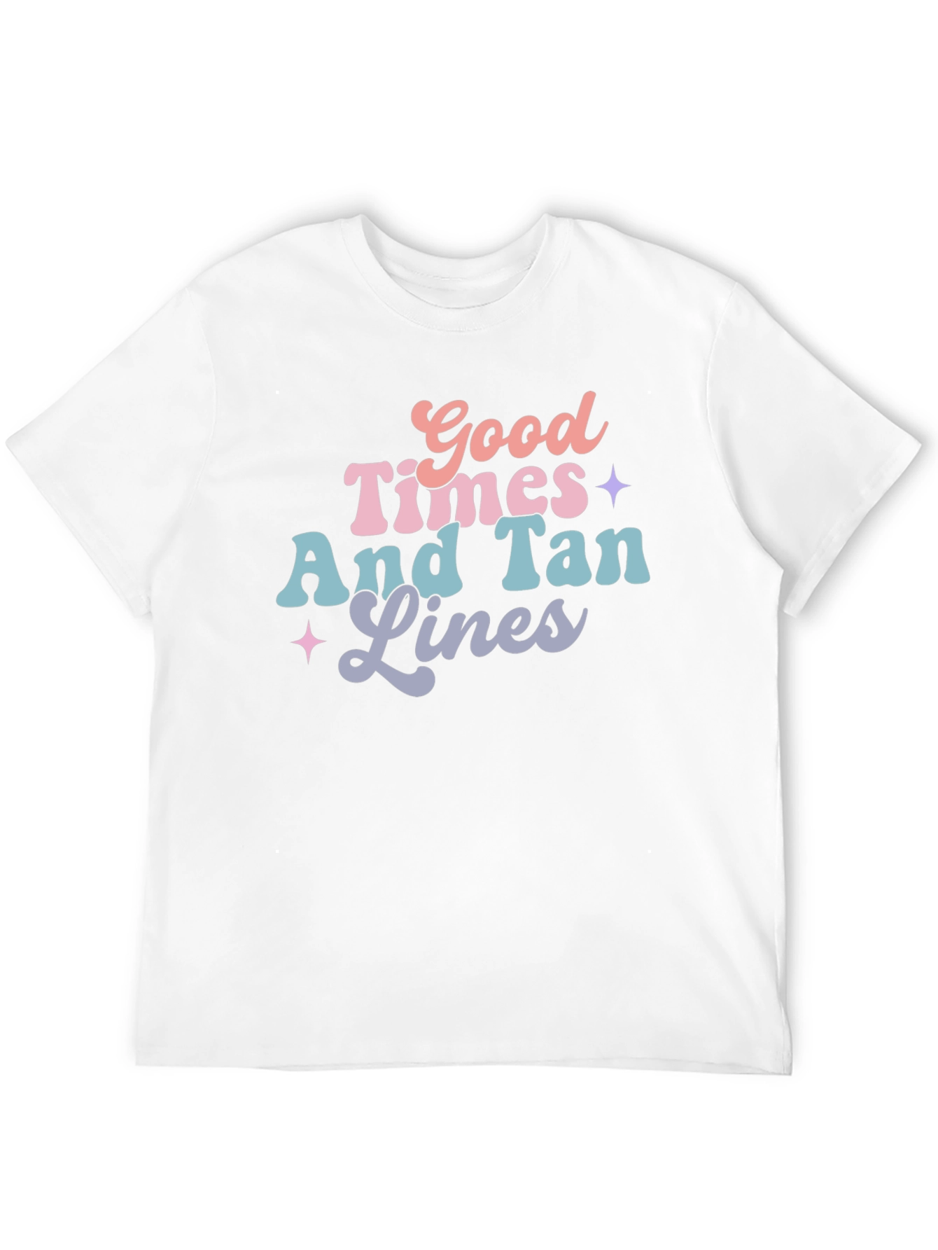 Good Times & Tan Lines Graphic Tee - Black