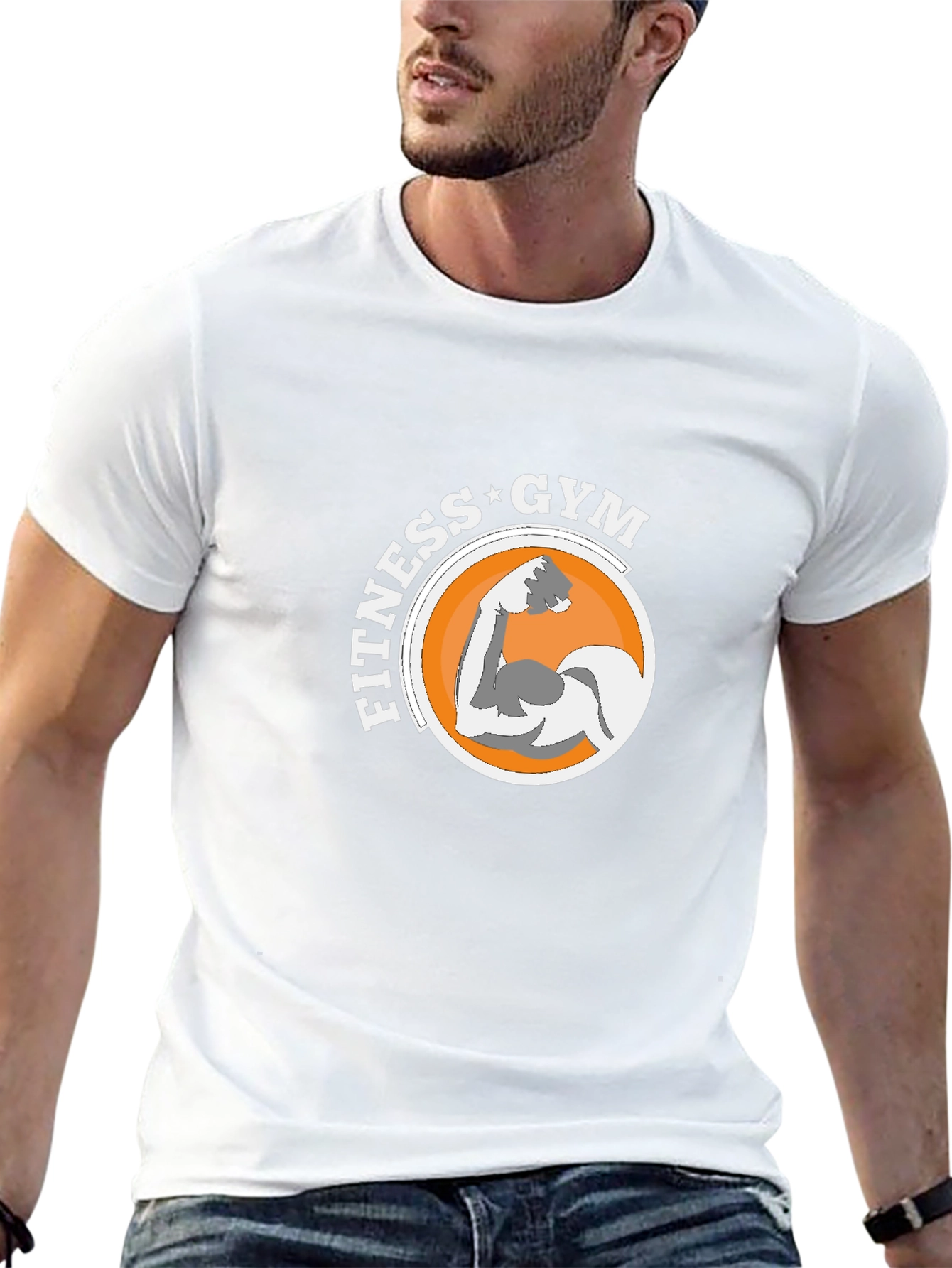 Fitness Gym Black Graphic T-Shirt