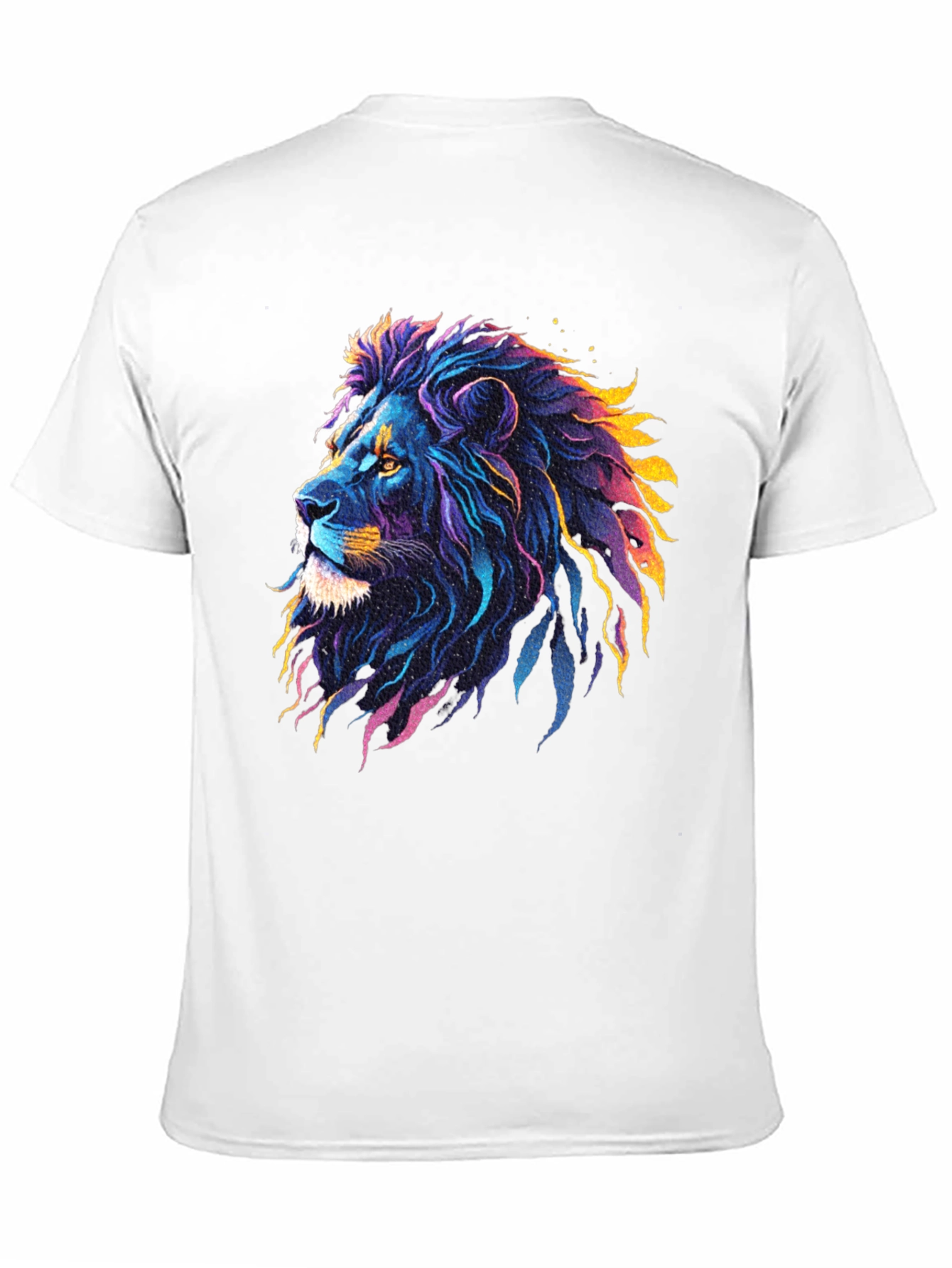 Vibrant Lion Graphic Tee - Bold Style