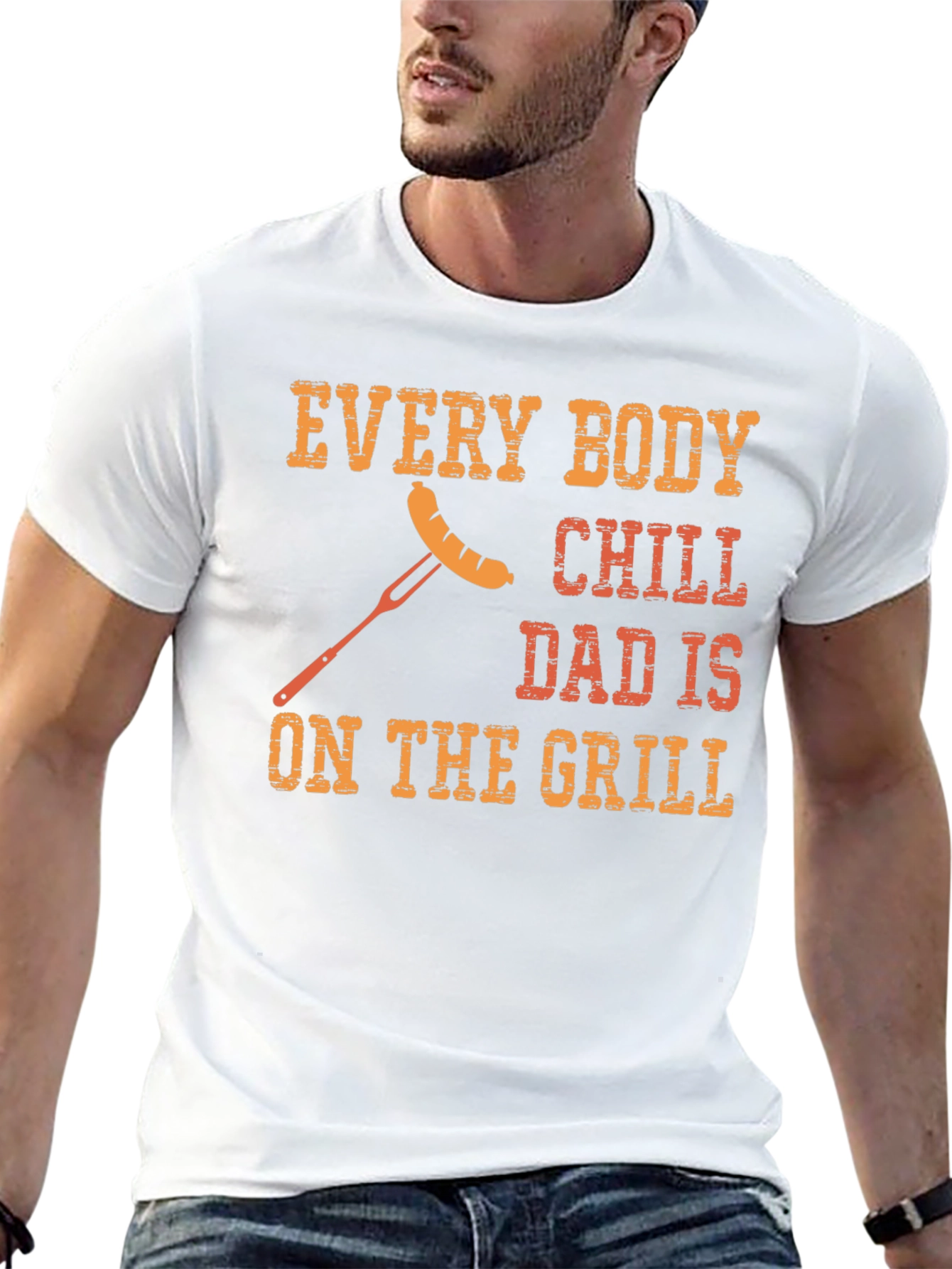 Dads Grill T-Shirt - Funny BBQ Summer Tee