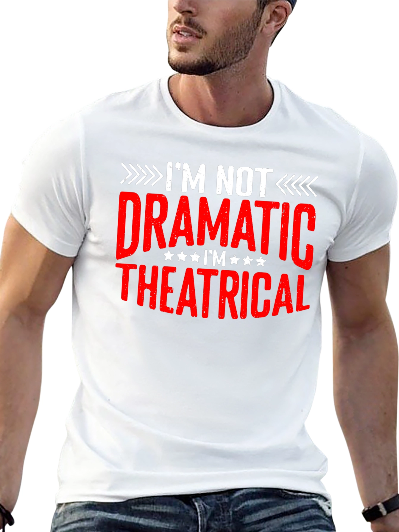 Im Not Dramatic Theatrical Black T-Shirt