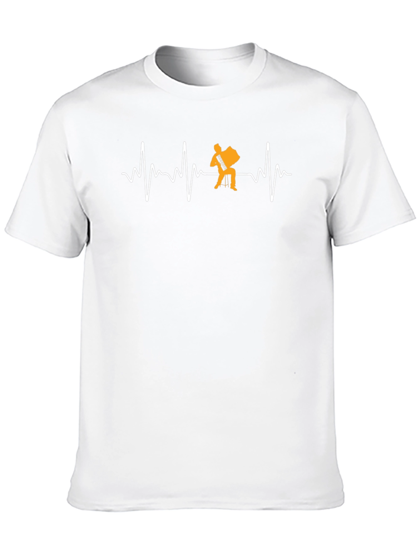 Accordion Heartbeat T-Shirt - Musical Passion