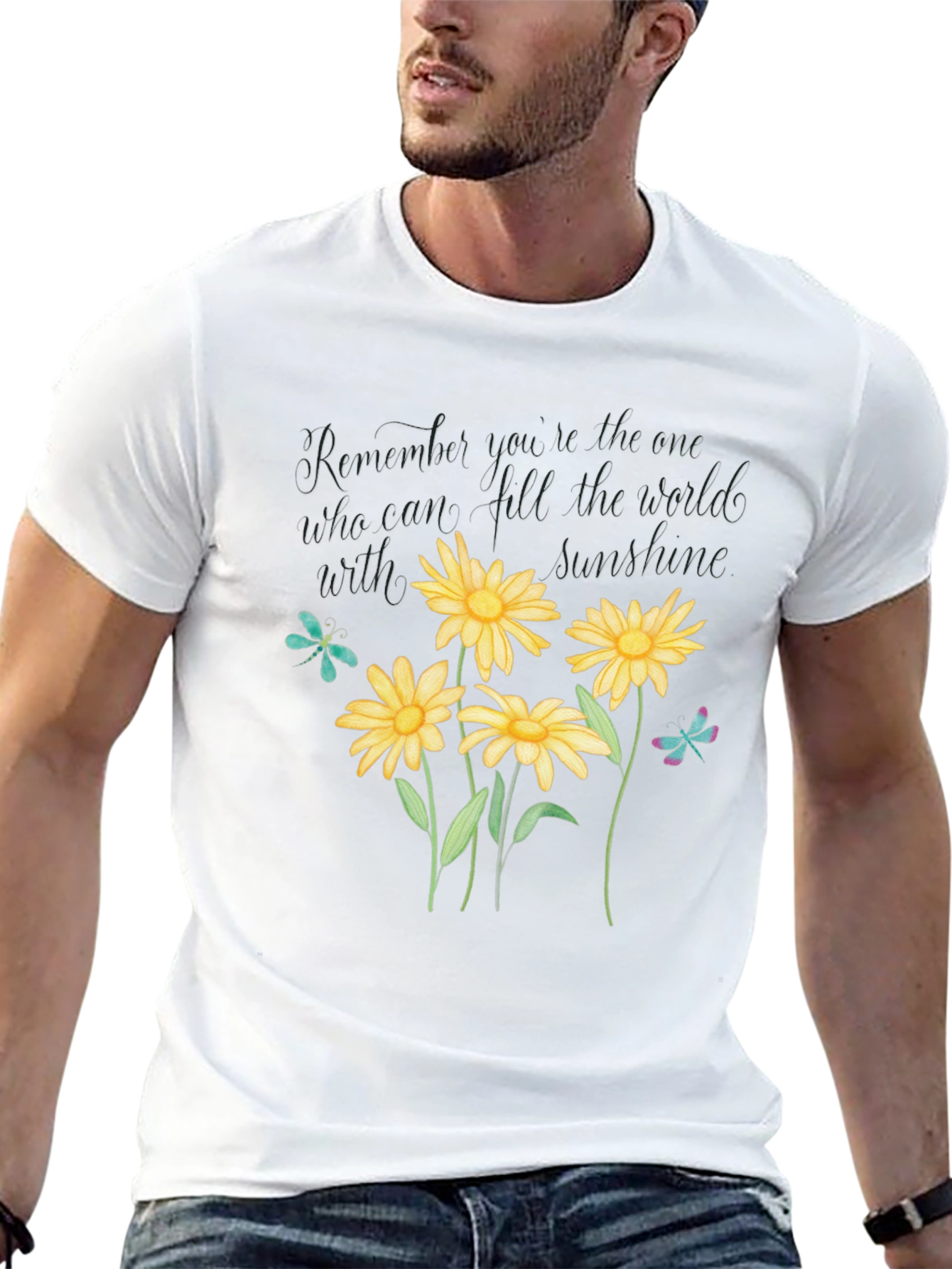 Floral Sunshine T-Shirt: Remember Who You Are