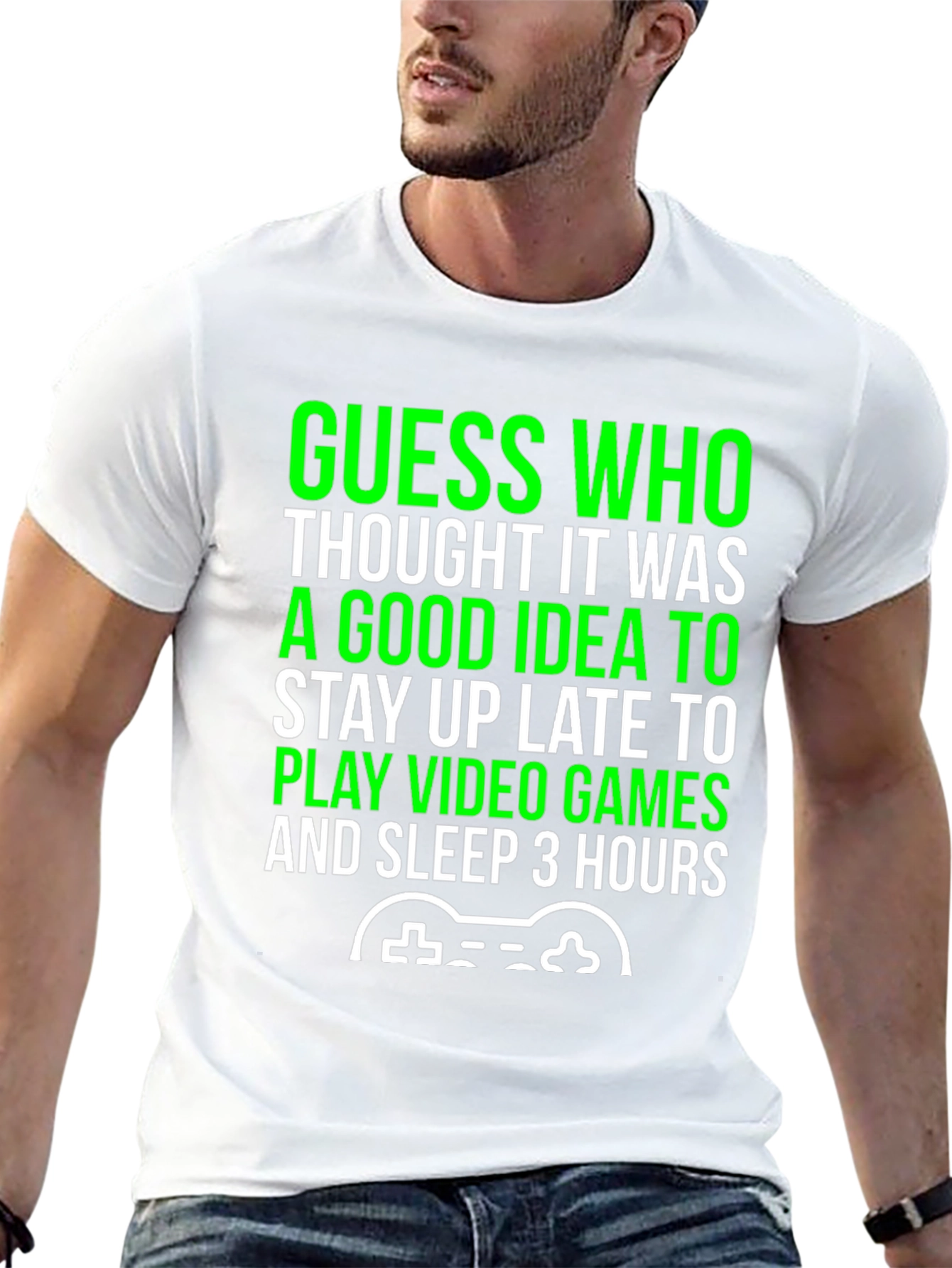 Gamer T-Shirt - Stay Up Late Video Games