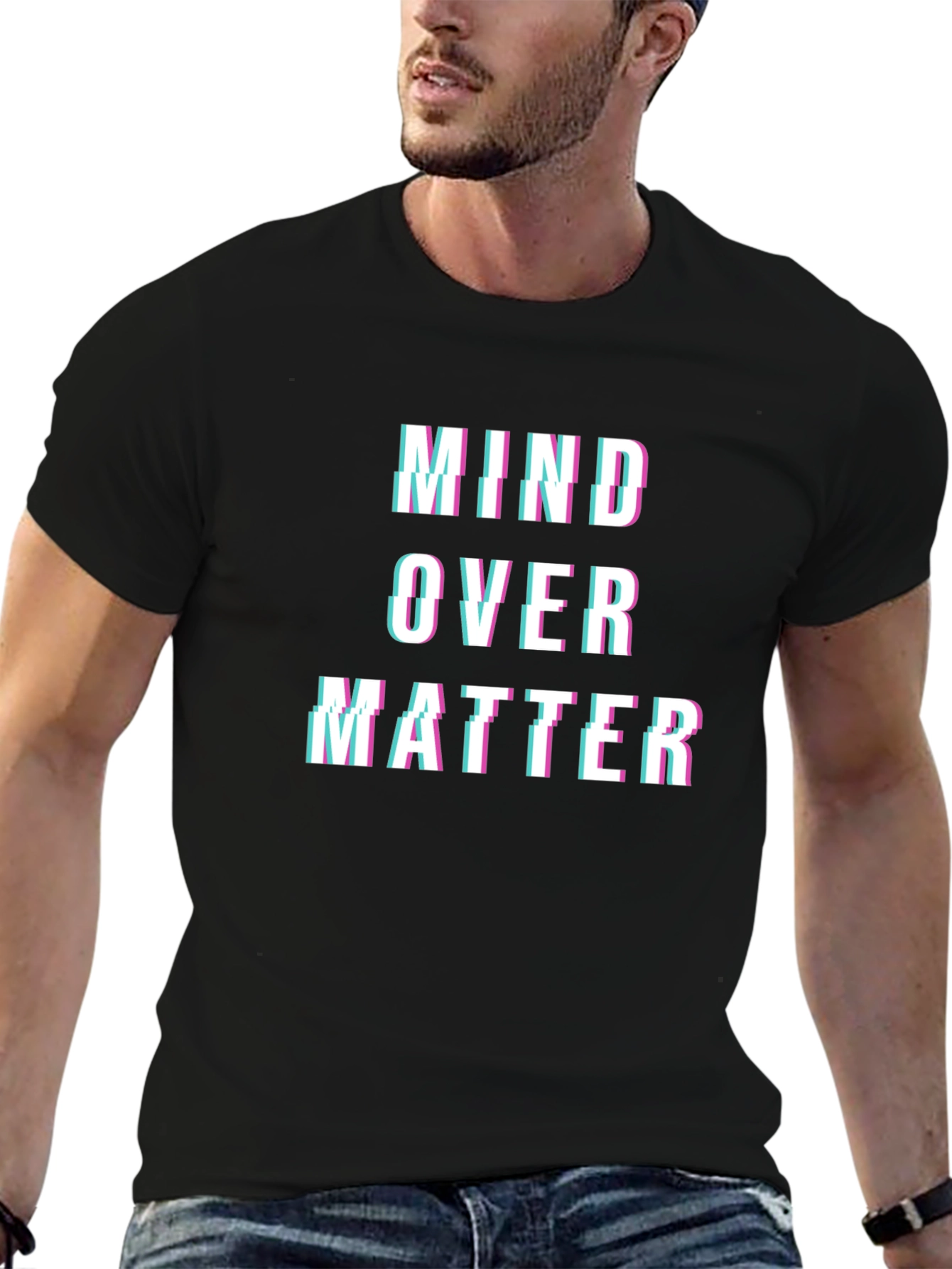Mind Over Matter Glitch T-Shirt