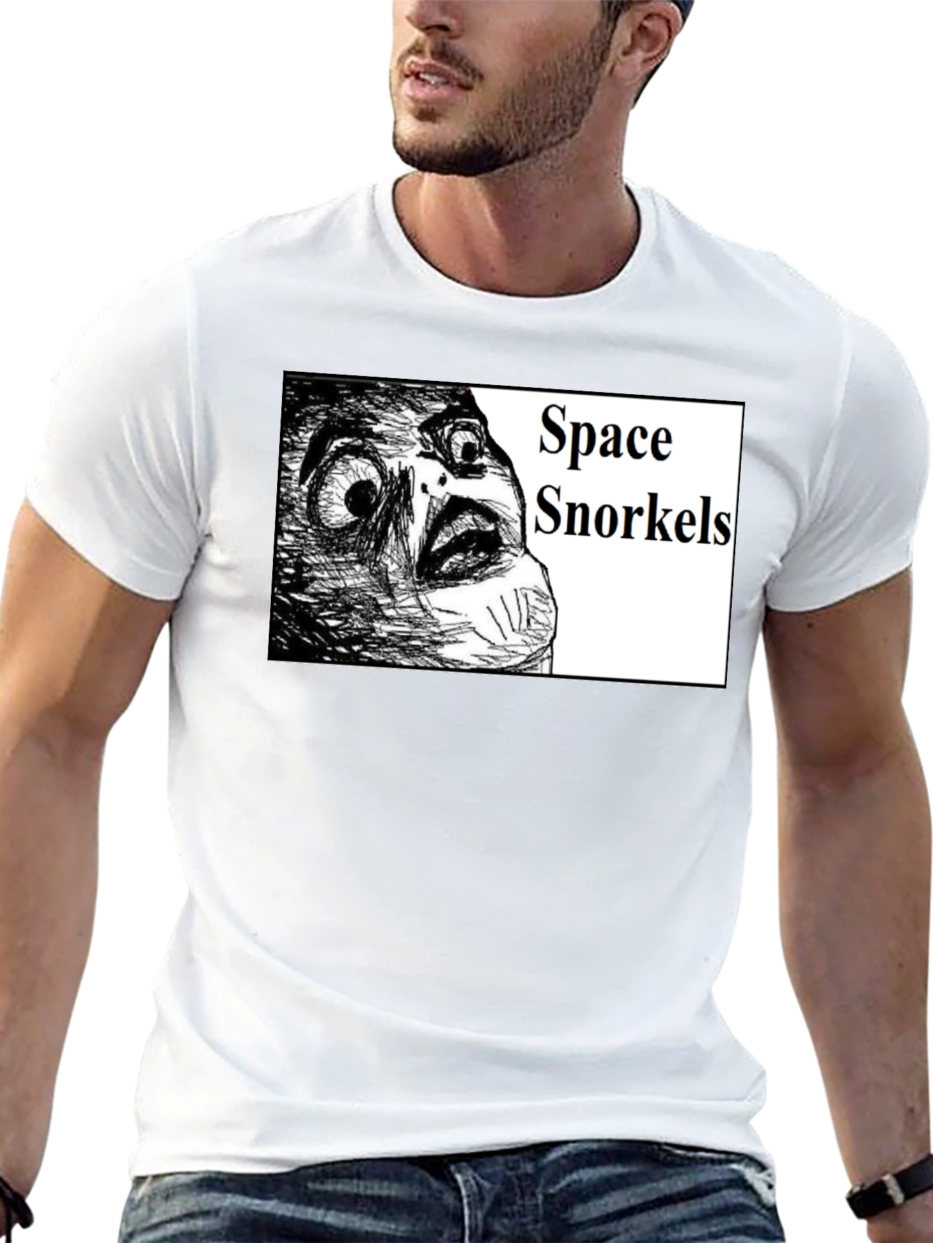 Space Snorkels Meme Graphic T-Shirt
