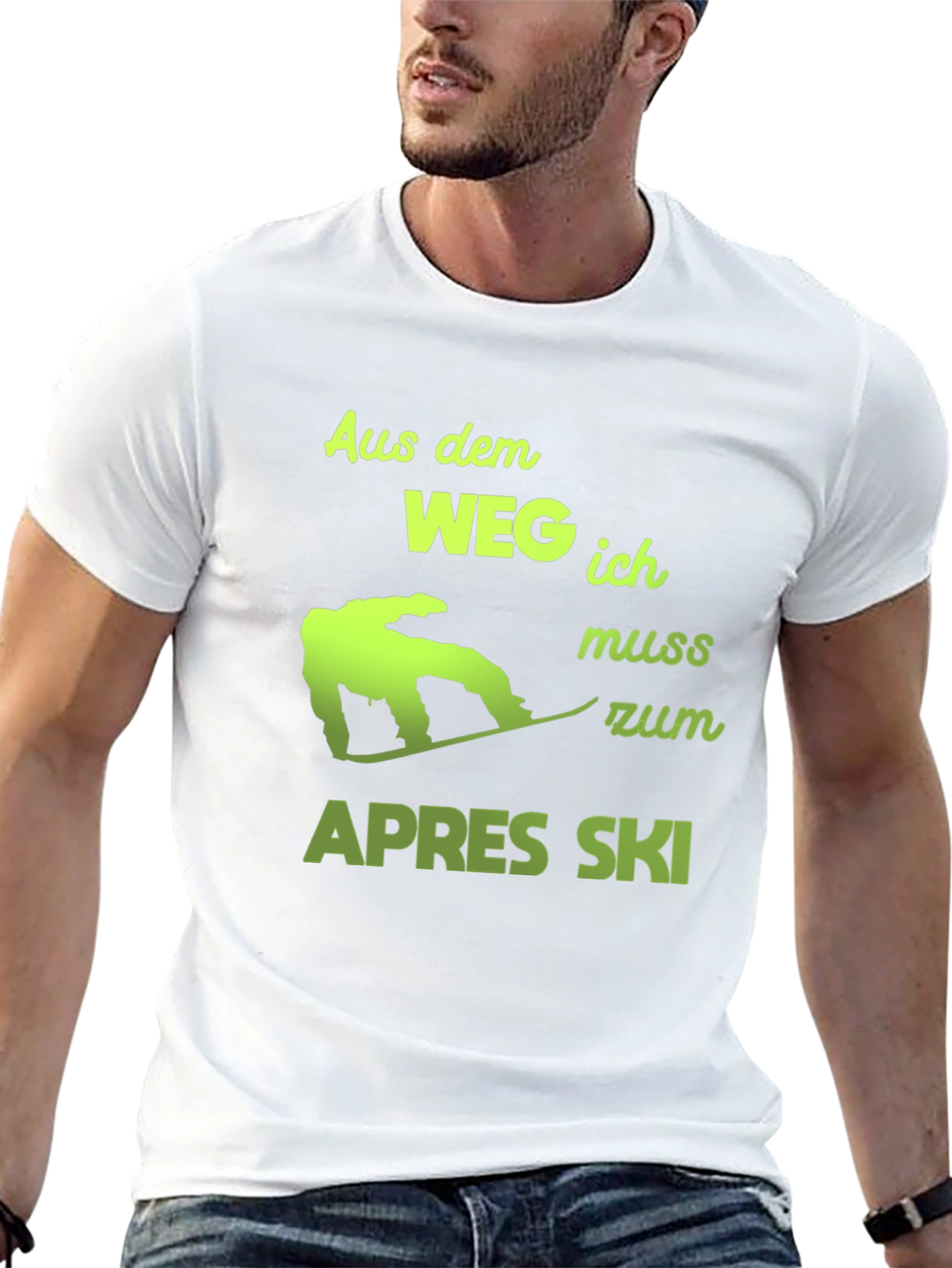 Apres Ski T-Shirt: Snowboarder Humor