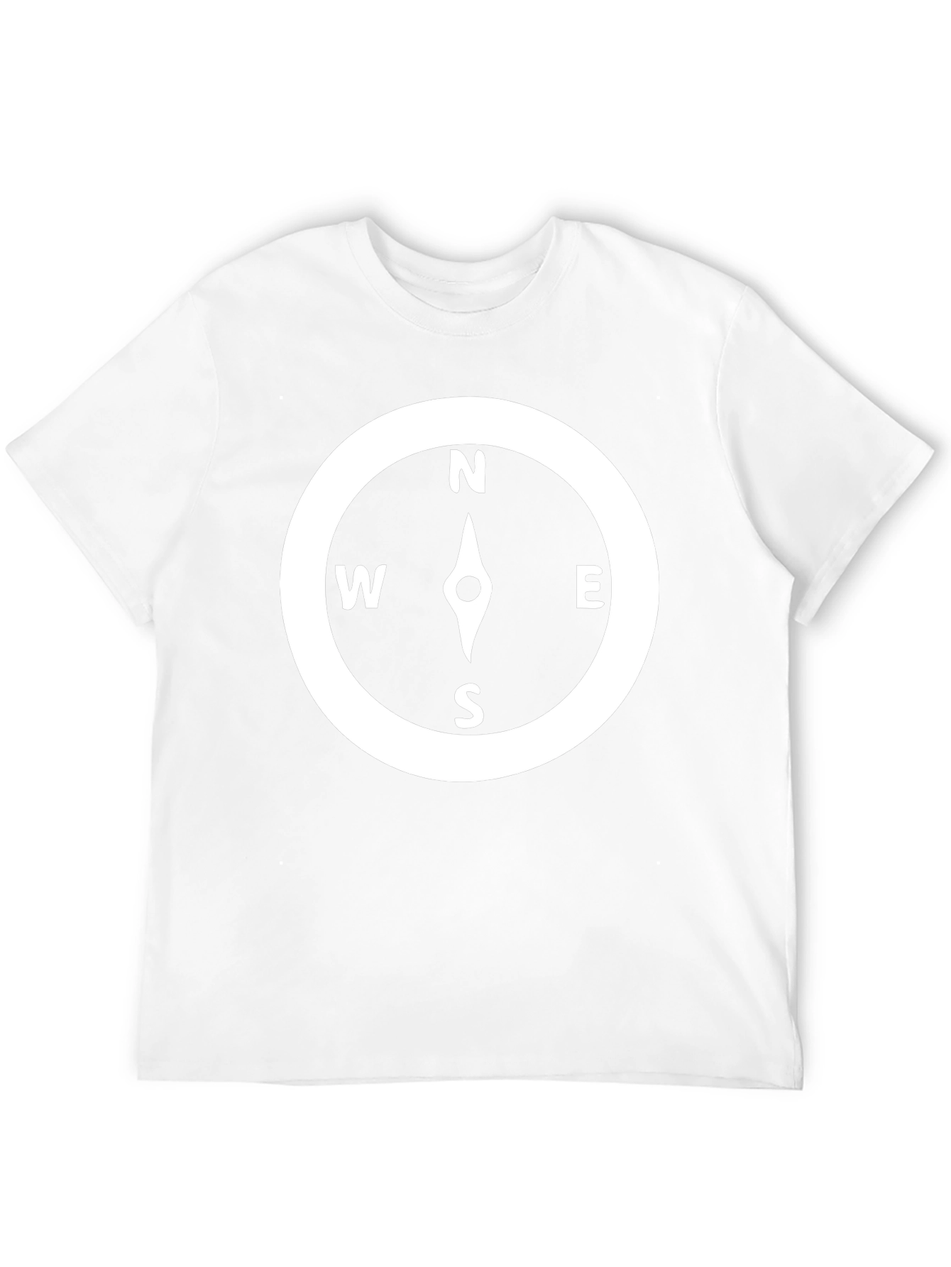 Compass Graphic Black T-Shirt - Navigate Your Style!