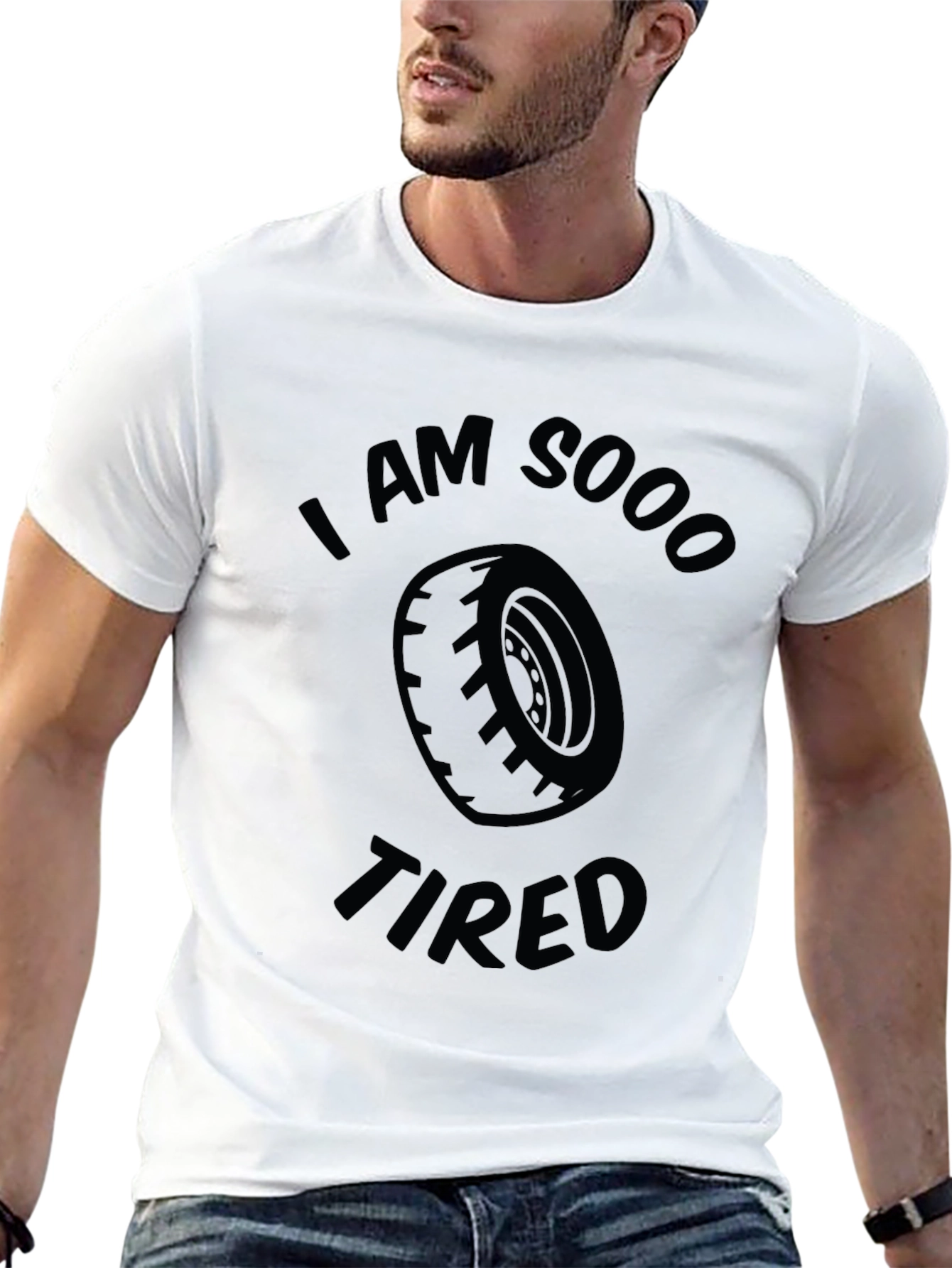 I AM SOOO TIRED Graphic Novelty T-Shirt
