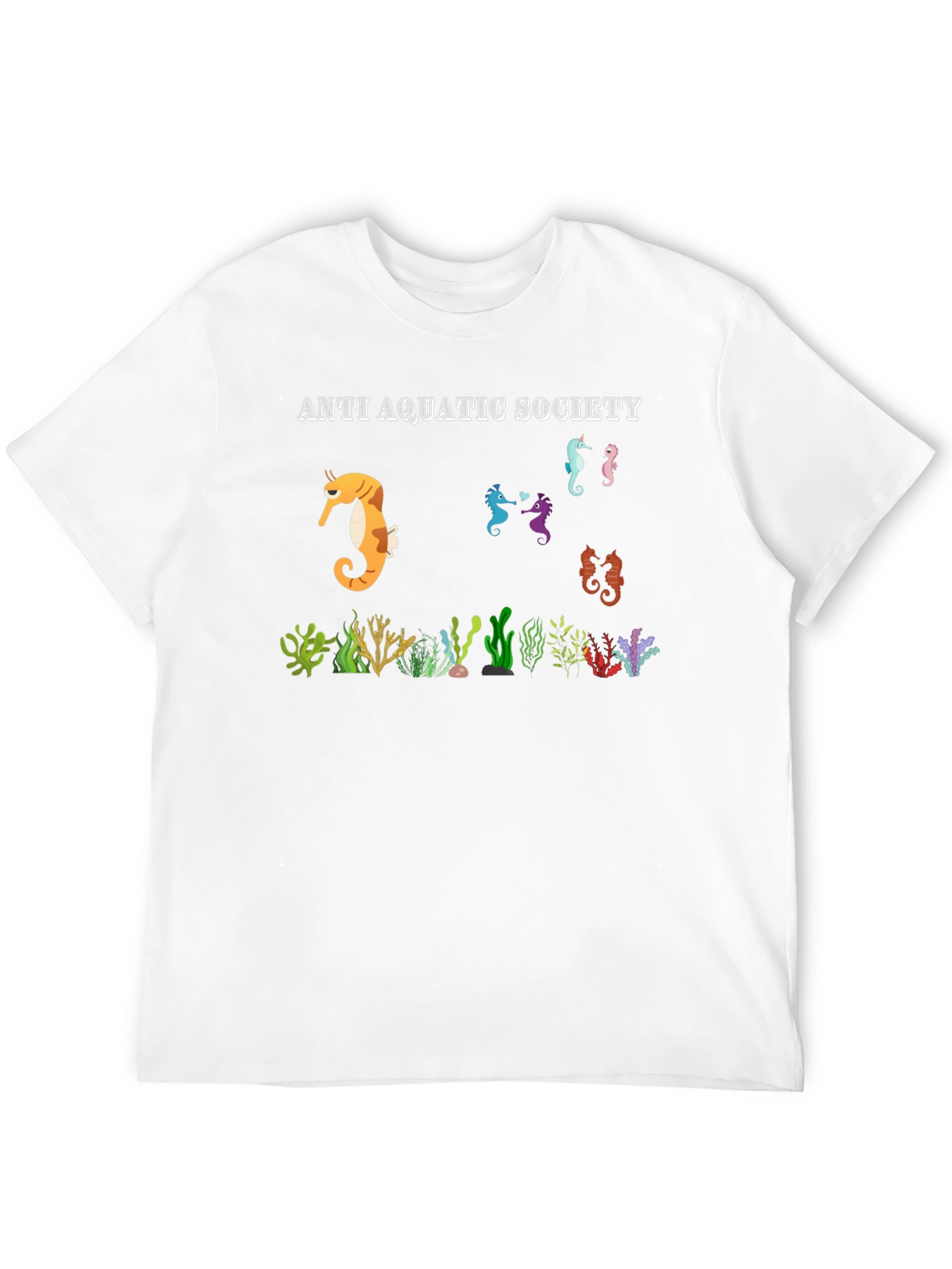 Anti Aquatic Society Seahorse T-Shirt