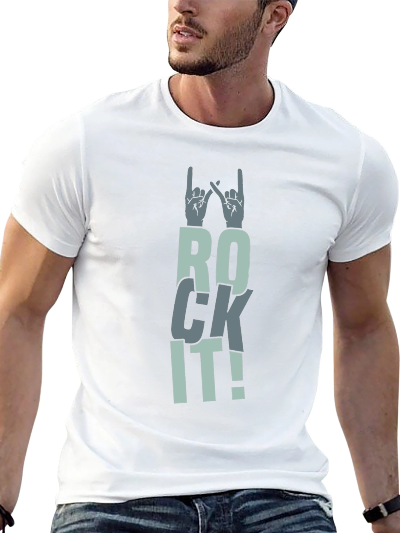 Rock It Graphic Tee - Unisex Cotton T-Shirt