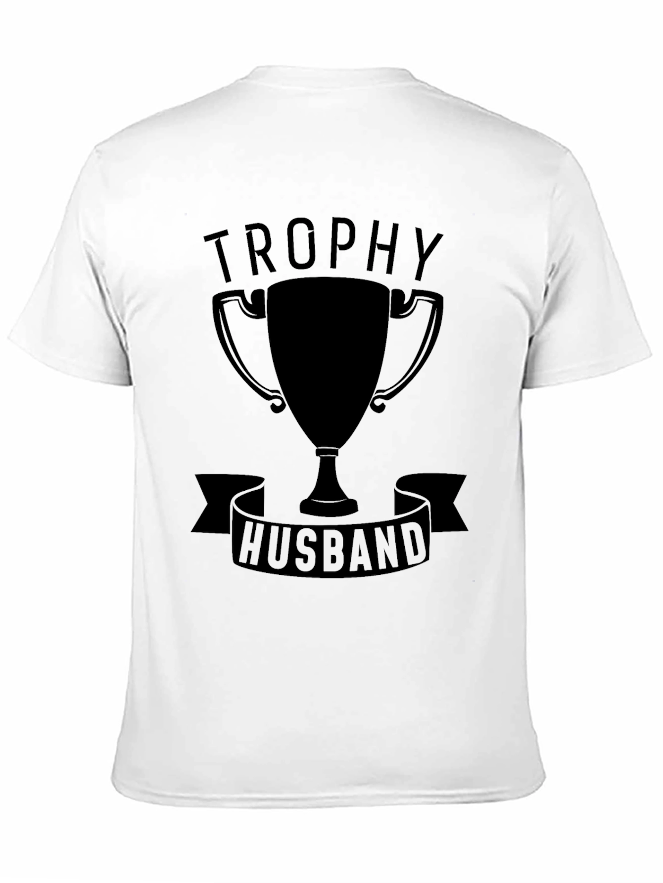 Trophy Husband Graphic Tee - Black Casual Shirt