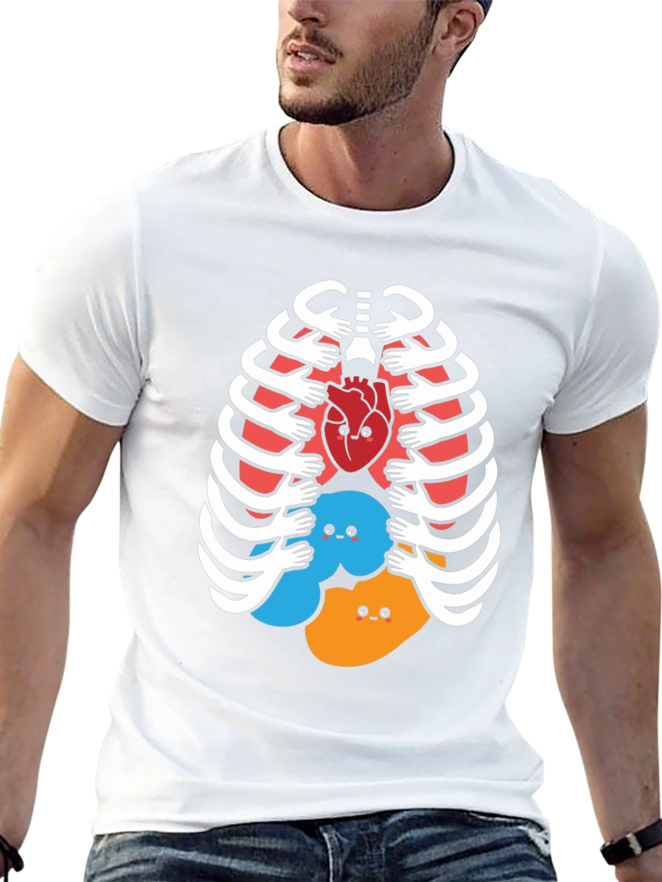 Funny Anatomy Rib Cage T-Shirt