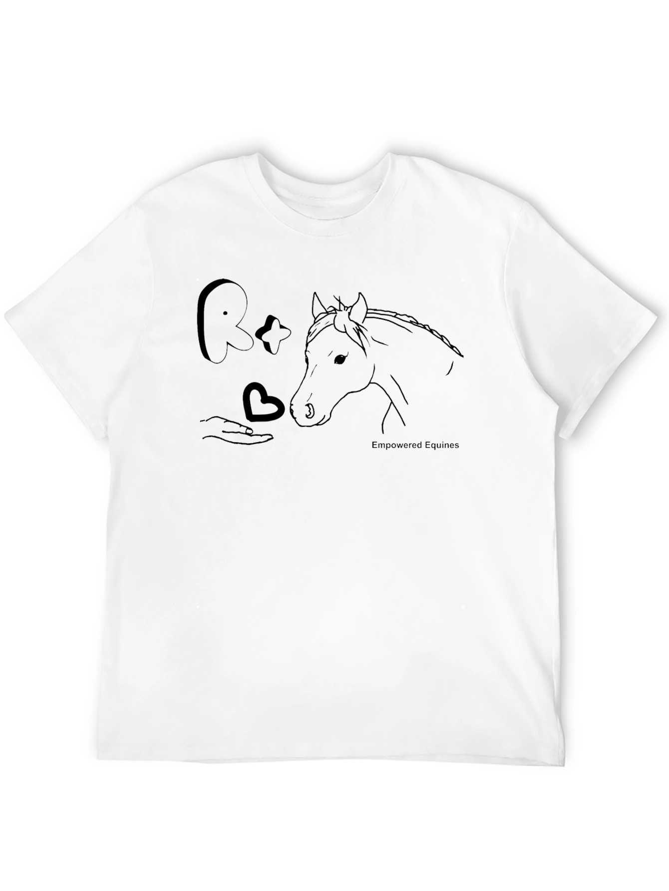 Empowered Equines Graphic T-Shirt - Black