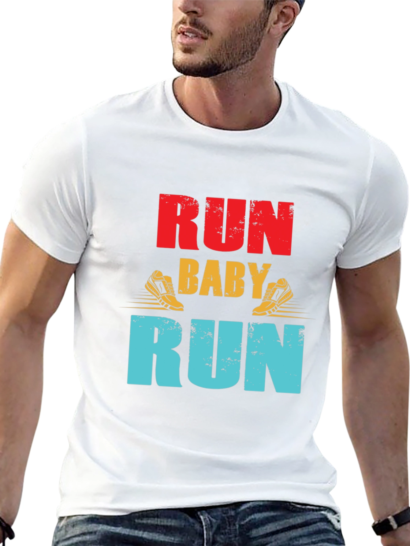 Run Baby Run Graphic T-Shirt
