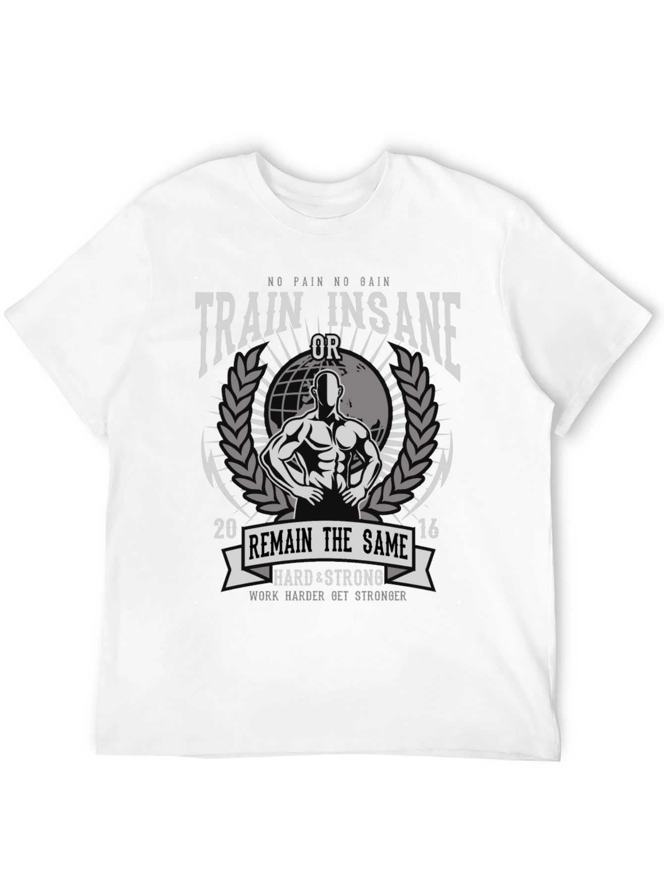 Train Insane Graphic T-Shirt - Mens Fitness Apparel