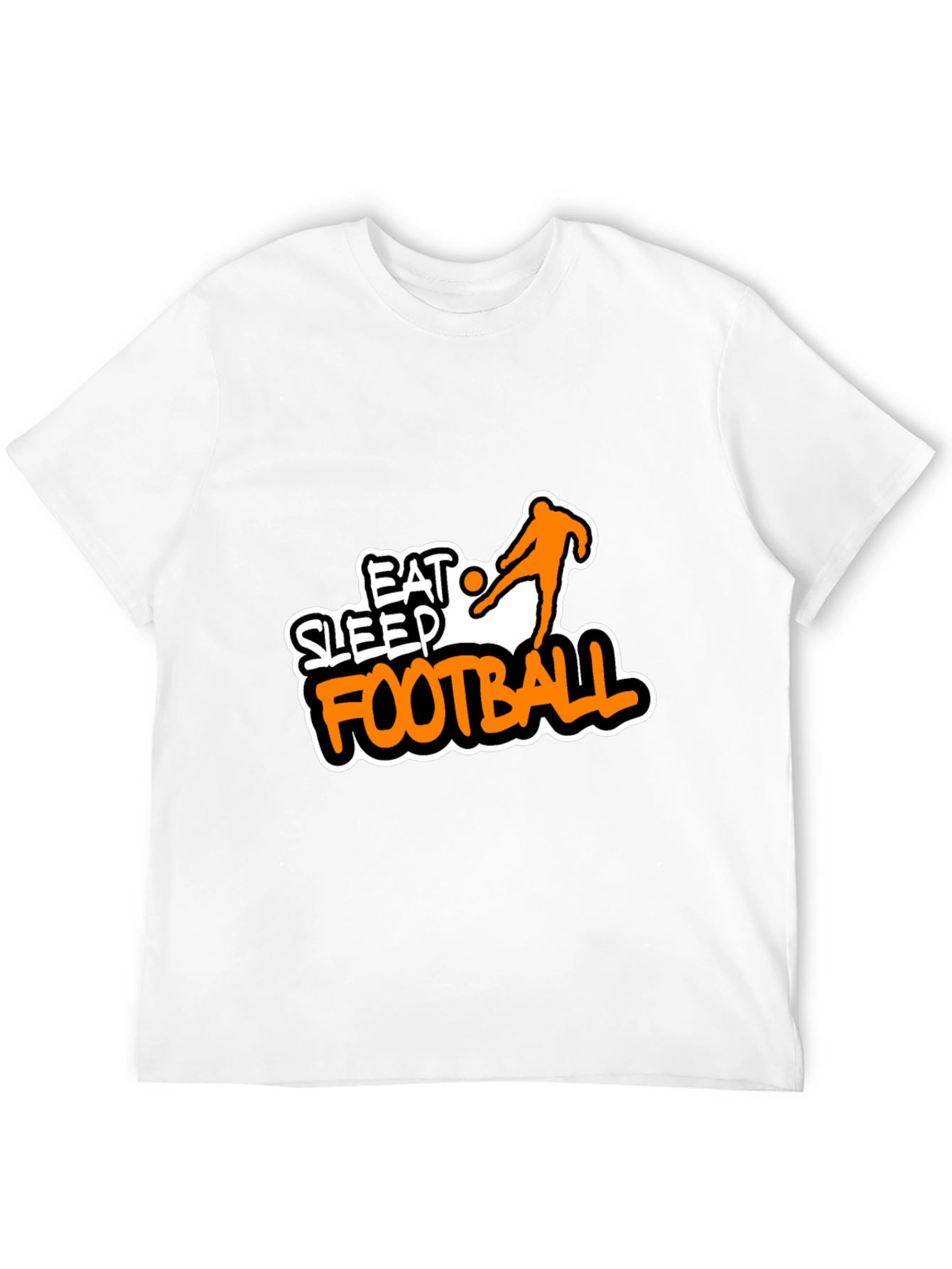 Eat Sleep Football T-Shirt - Graphic Tee