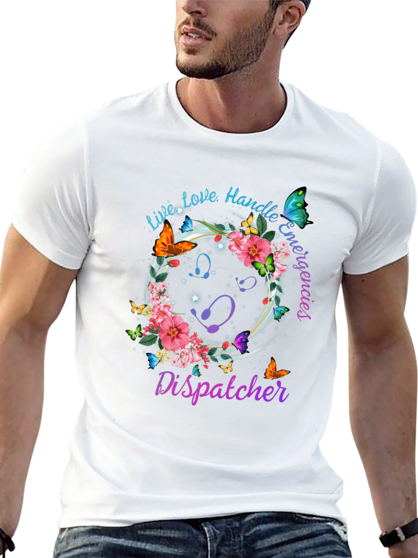 Dispatcher Floral Butterfly T-Shirt