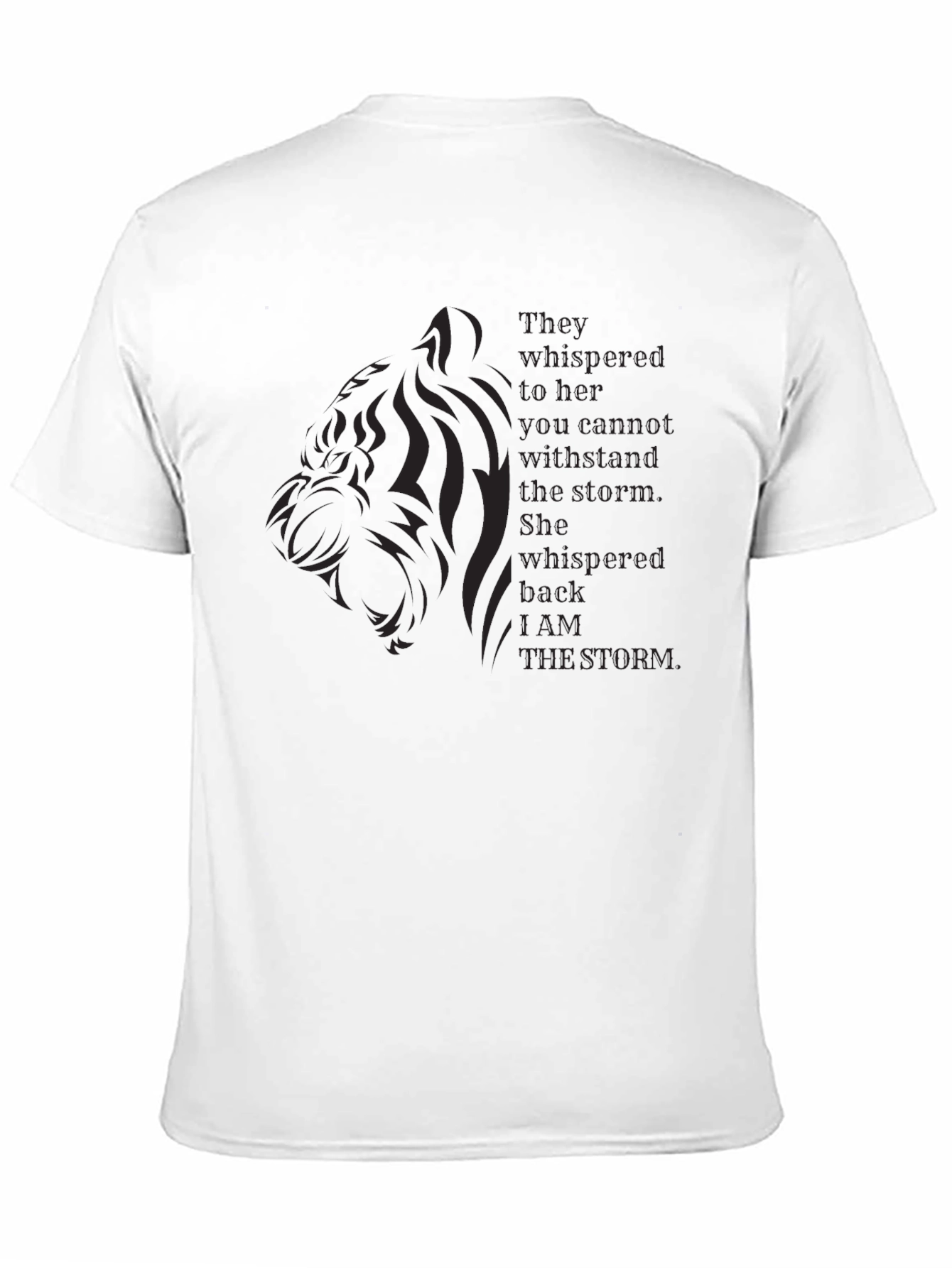 Dark Storm Graphic Tee - Empowering Statement Shirt