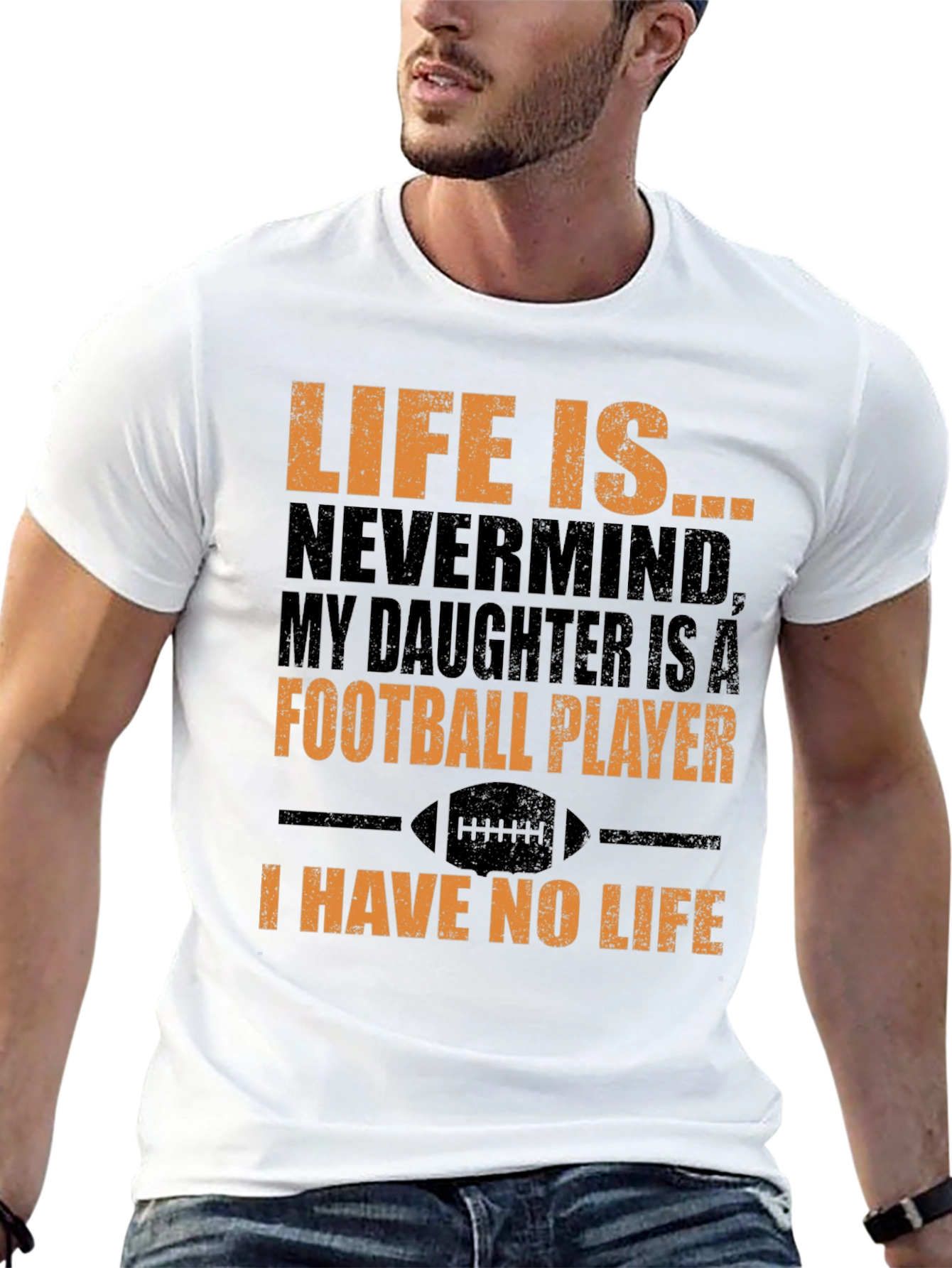 Football Daughter T-Shirt - I Have No Life Tee