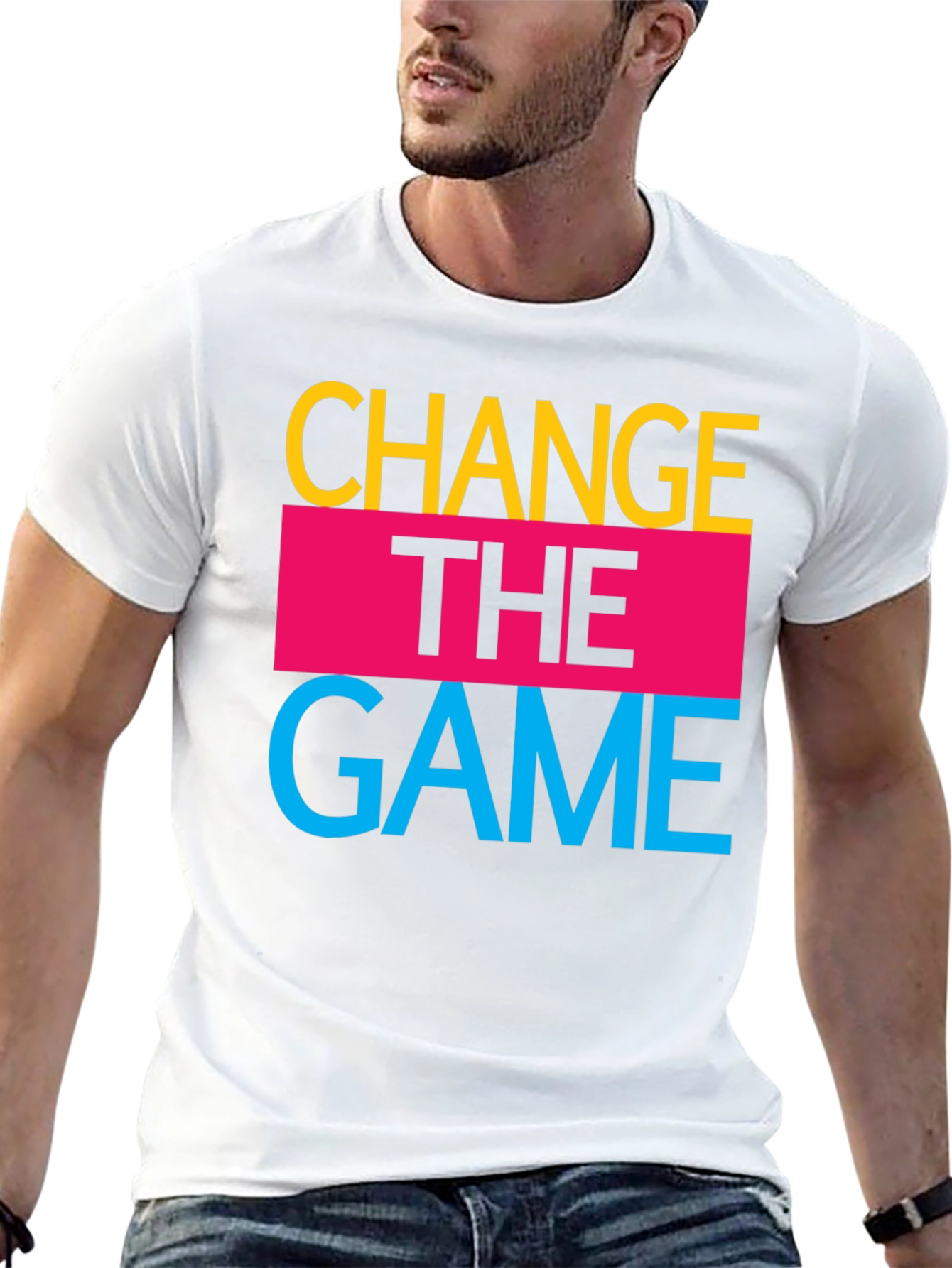 Change the Game Graphic T-Shirt - Bold Style