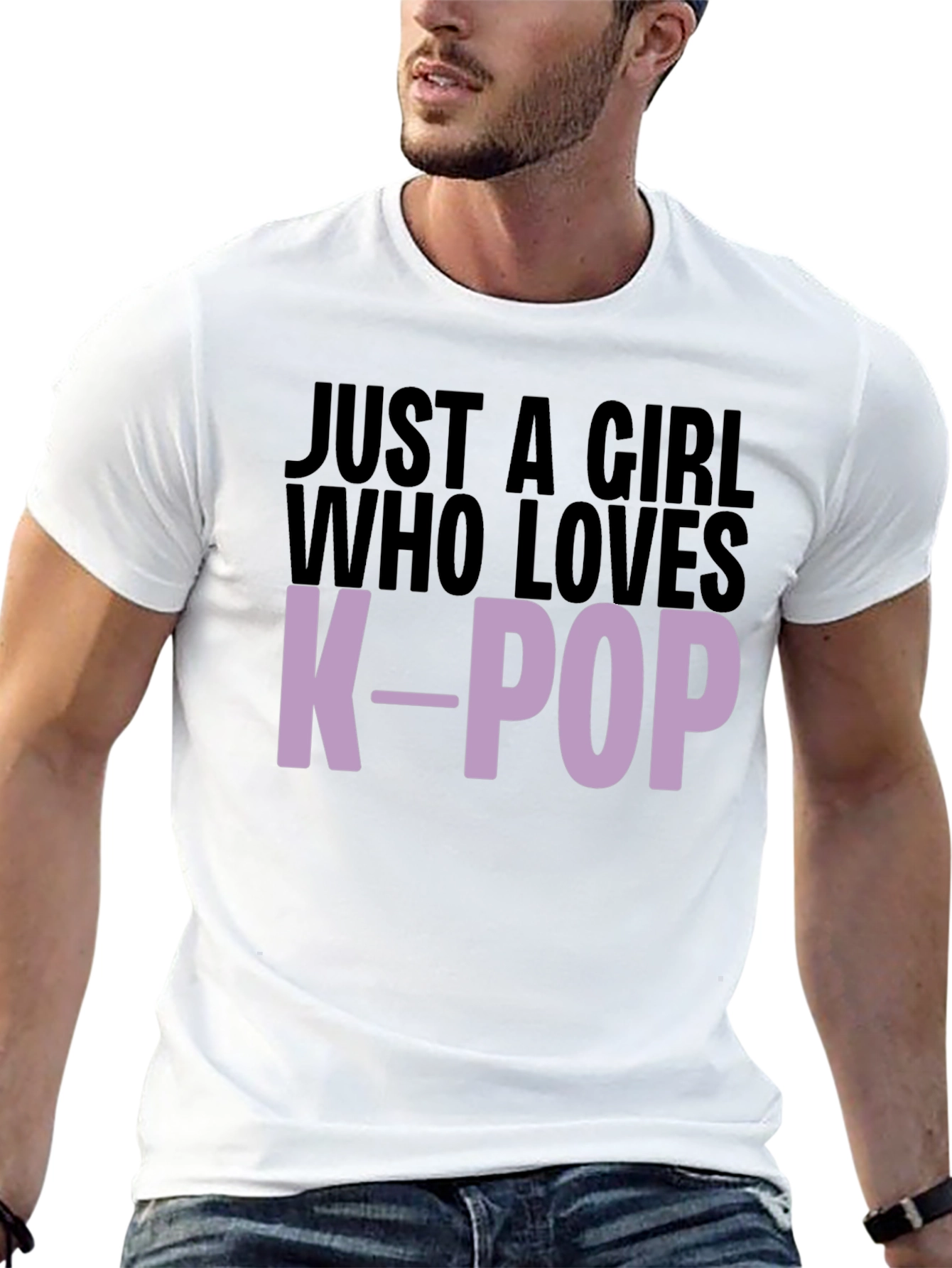 Just A Girl Who Loves K-Pop Graphic Tee