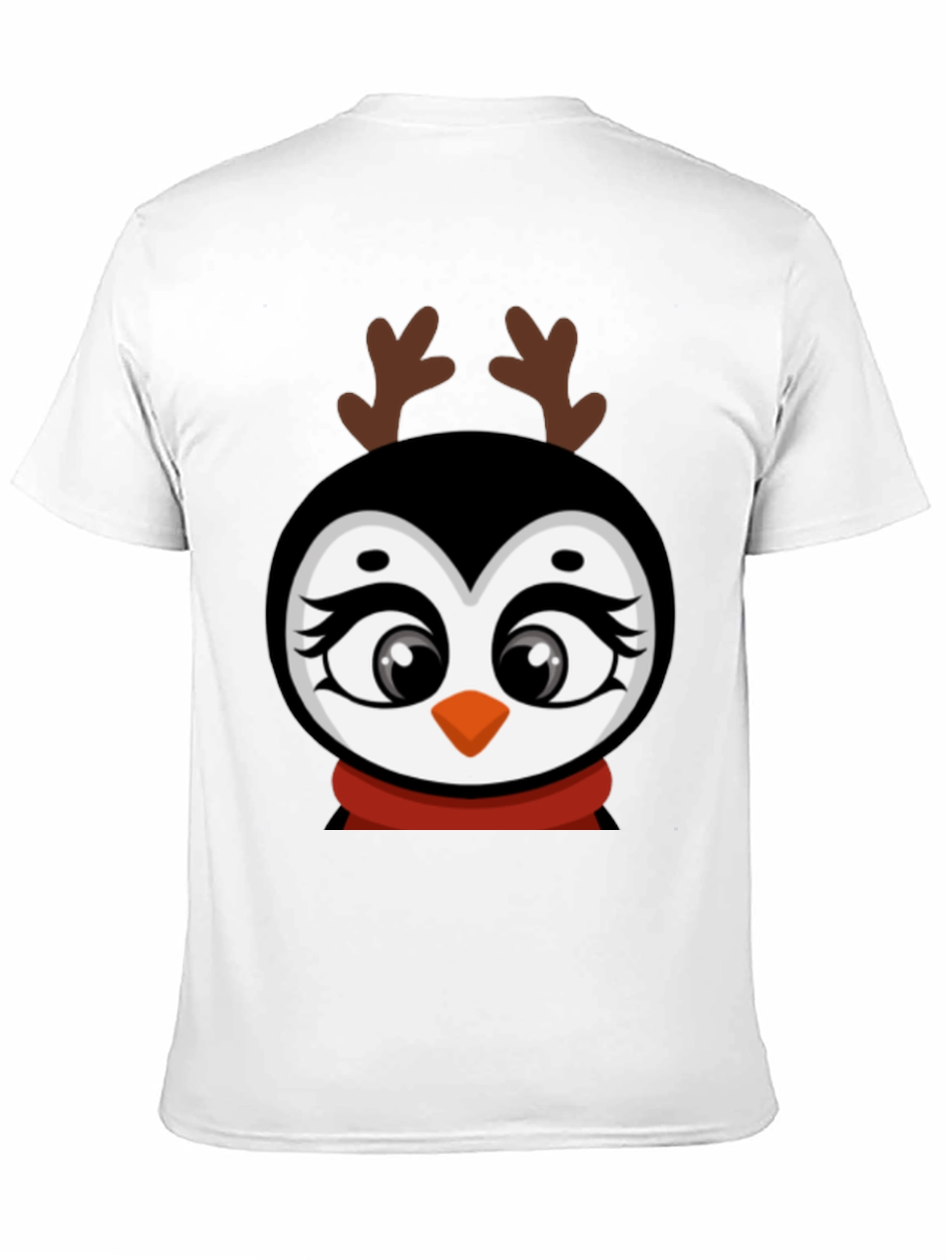 Festive Penguin Reindeer T-Shirt