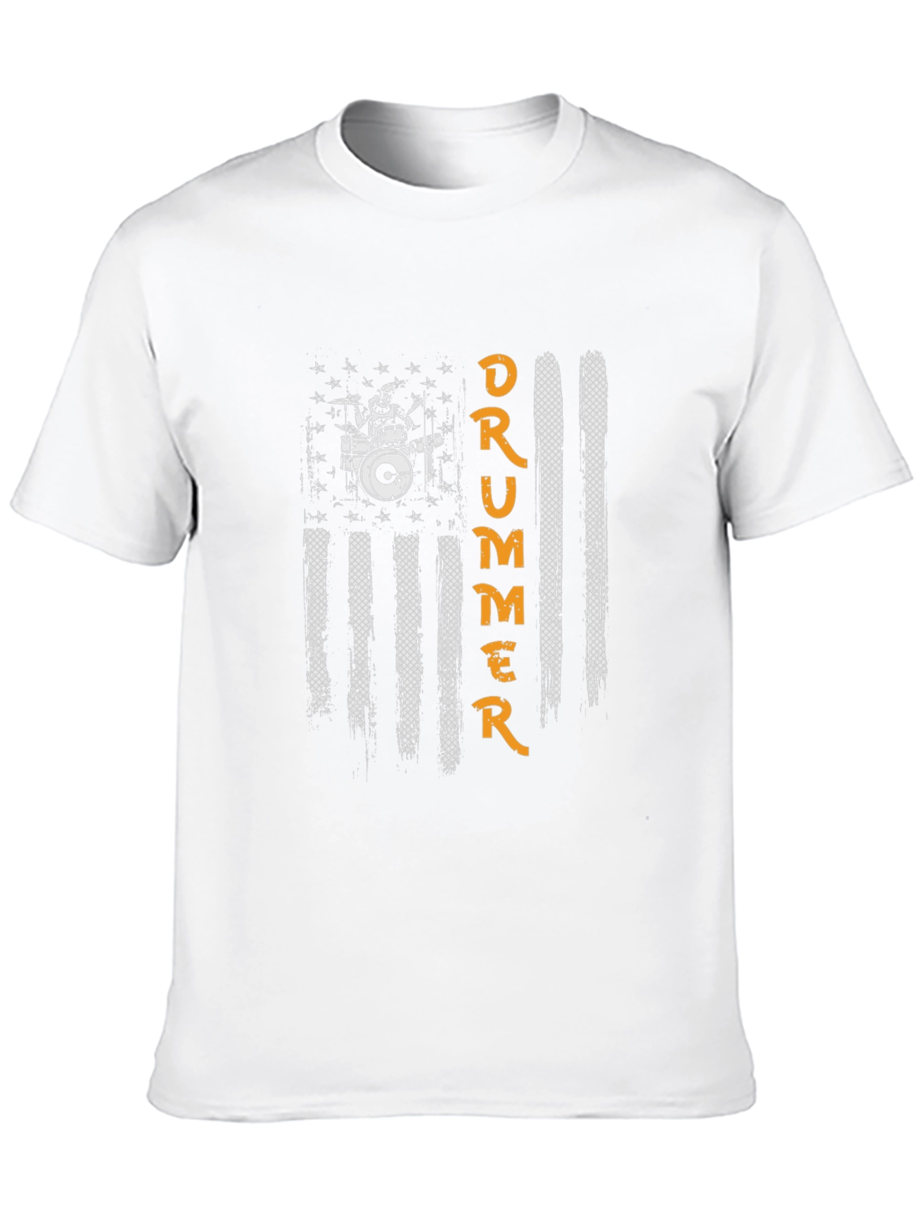 Drummer American Flag T-Shirt