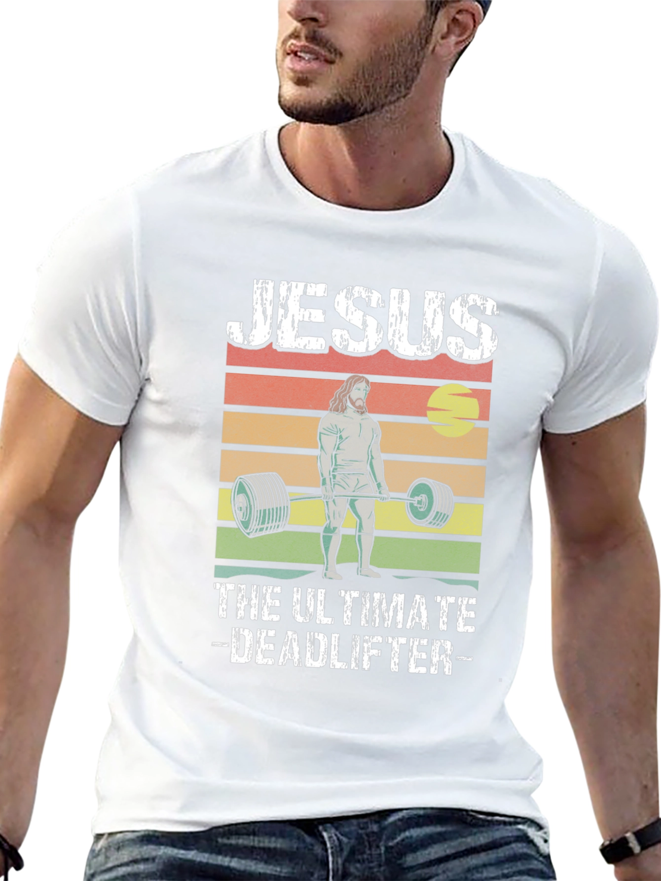 Jesus The Ultimate Deadlifter T-Shirt