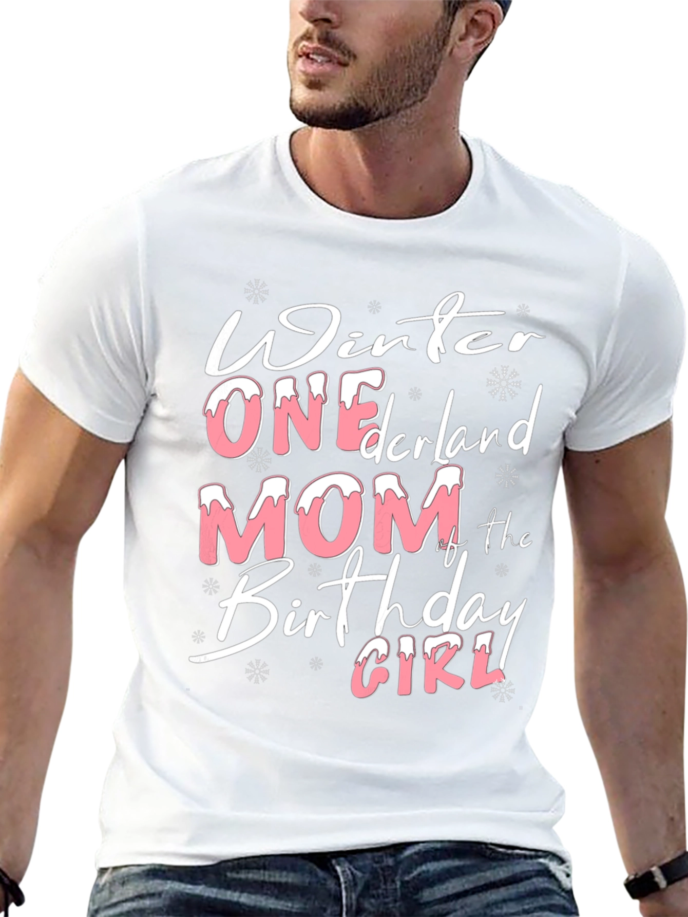 Winter ONEderland Mom Birthday Girl T-Shirt